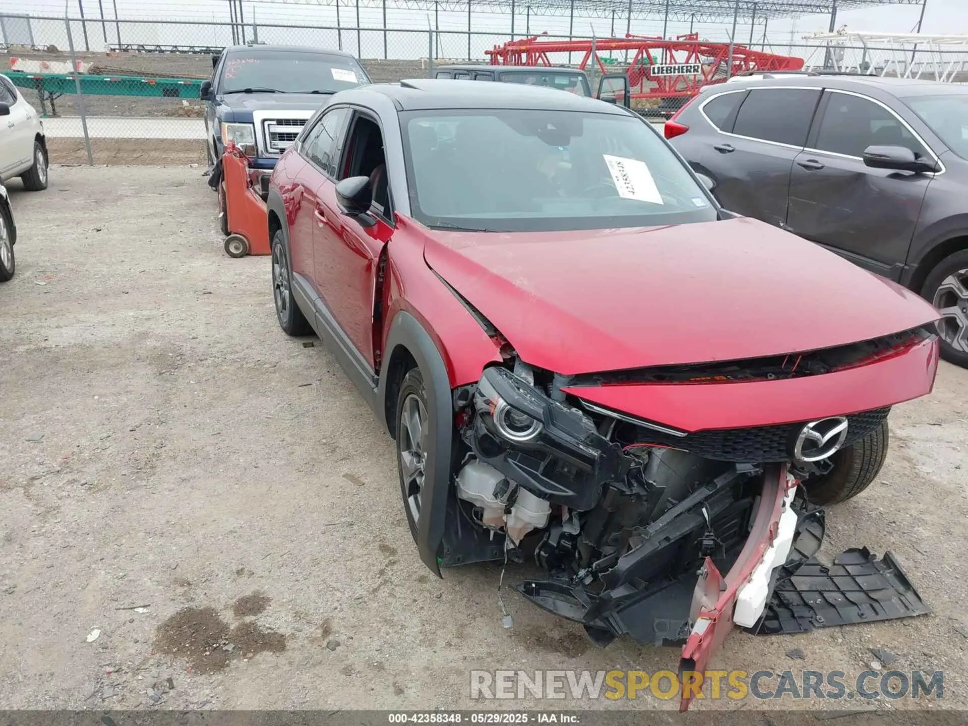 1 Photograph of a damaged car JM1DRADB5N0100644 MAZDA MX-30 EV 2022