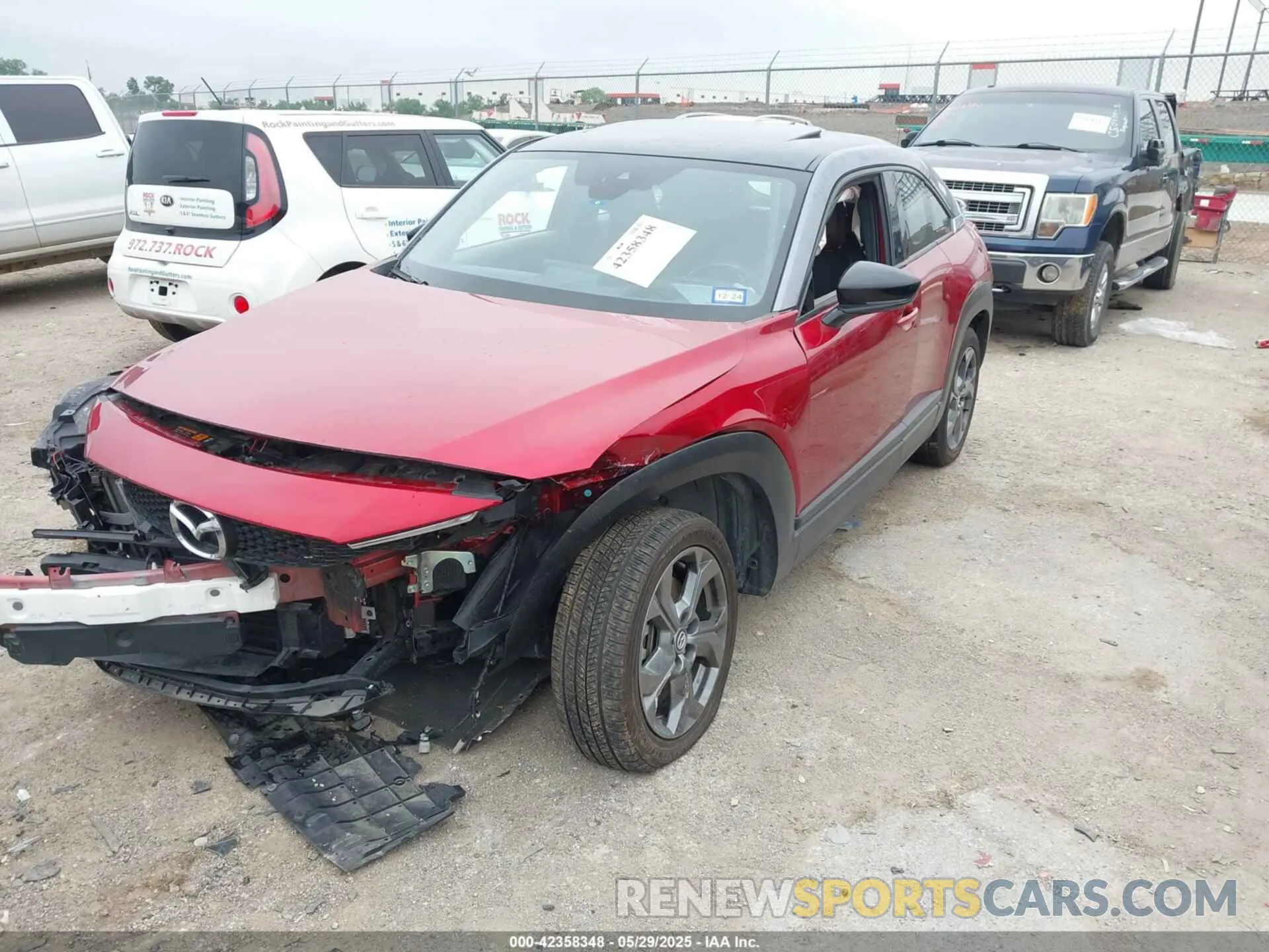 2 Photograph of a damaged car JM1DRADB5N0100644 MAZDA MX-30 EV 2022