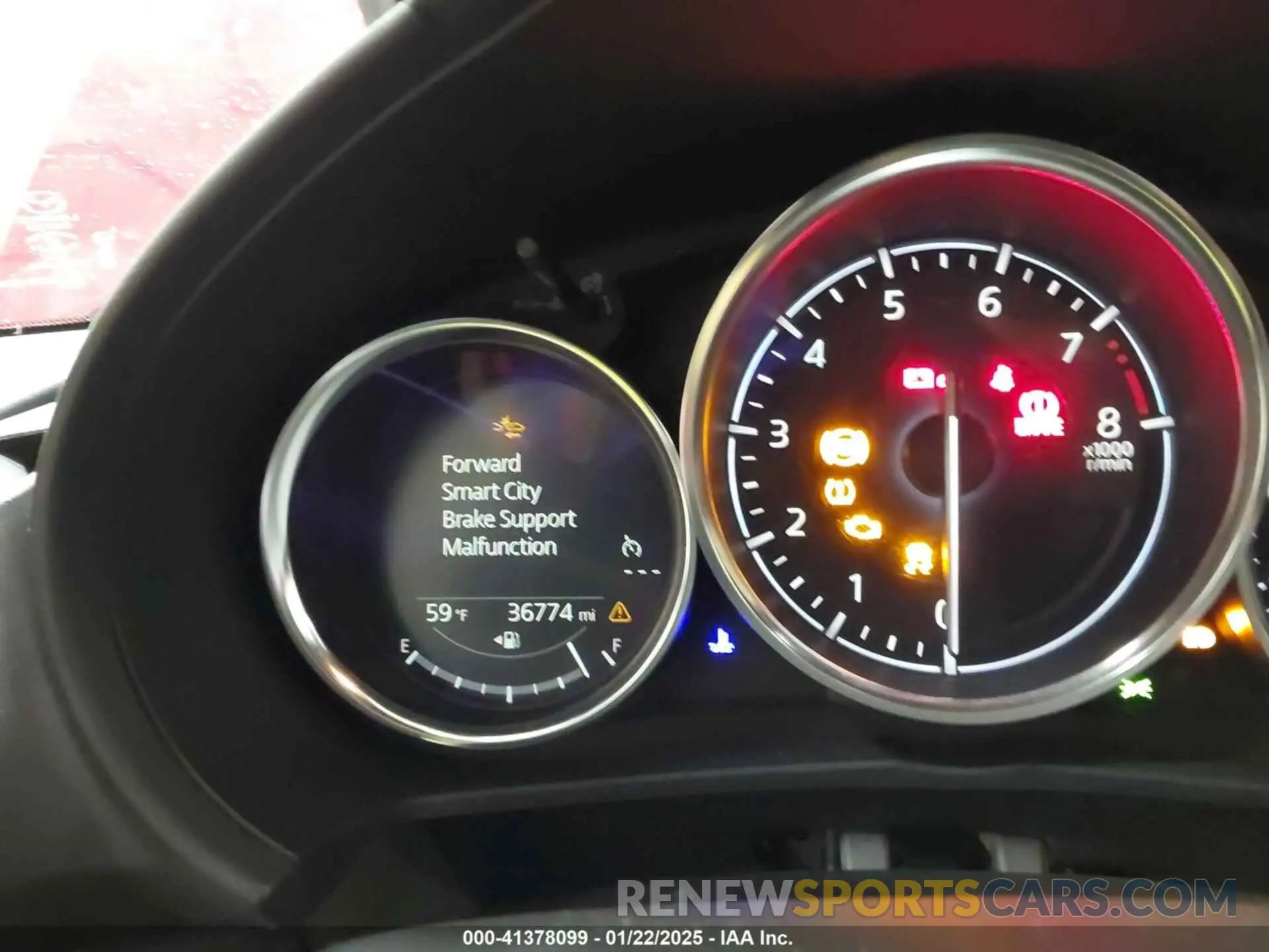 7 Photograph of a damaged car JM1NDAM76K0305514 MAZDA MX-5 MIATA RF 2019