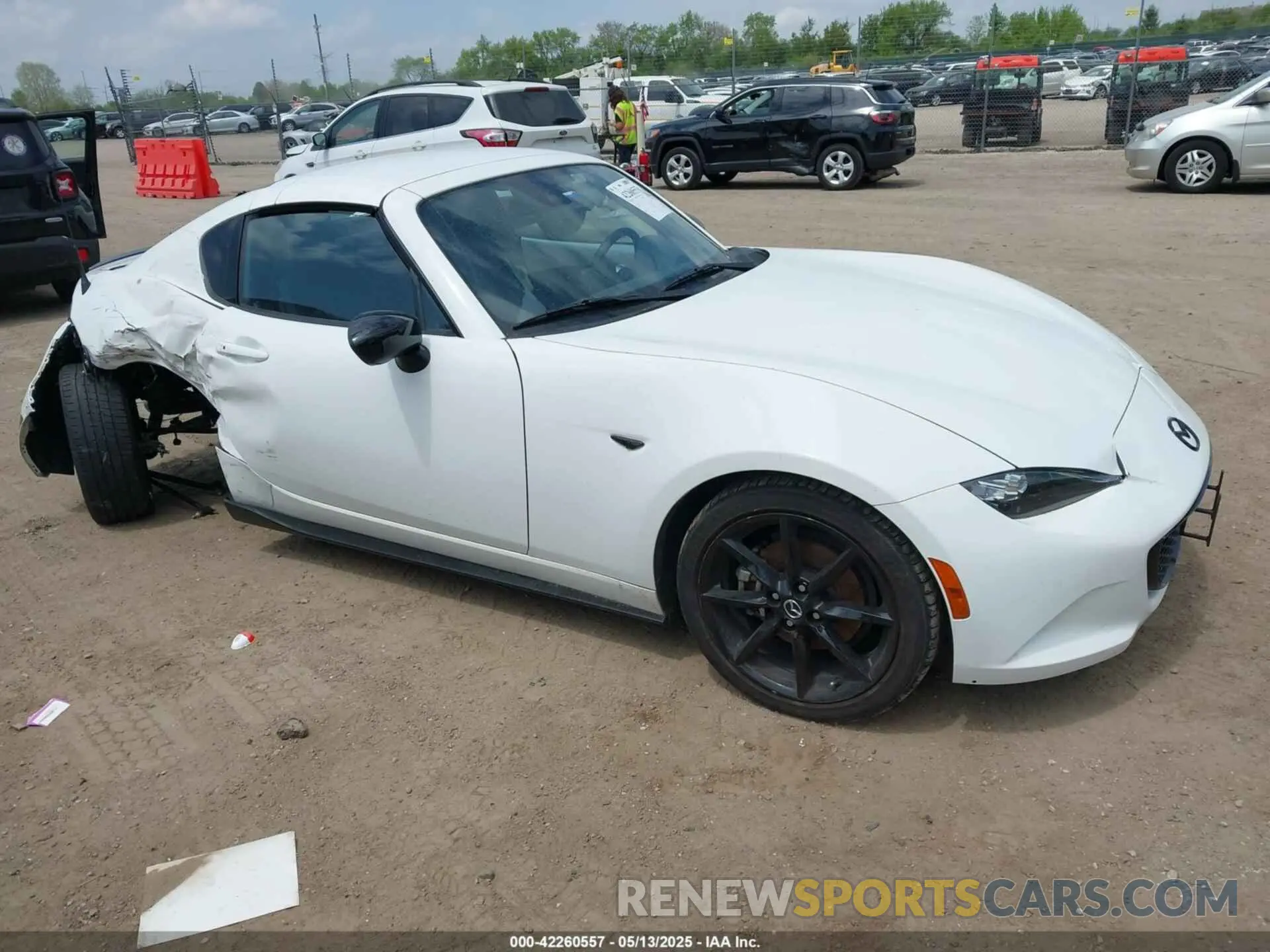 1 Photograph of a damaged car JM1NDAL71M0456507 MAZDA MX-5 MIATA RF 2021