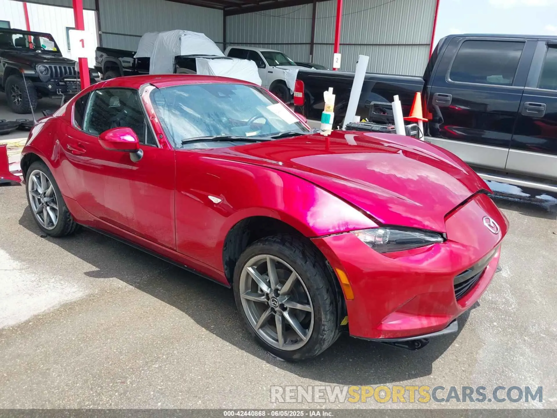 1 Photograph of a damaged car JM1NDAM76P0552023 MAZDA MX-5 MIATA RF 2023