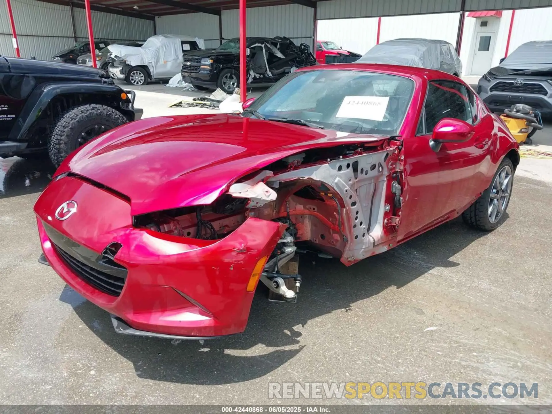 2 Photograph of a damaged car JM1NDAM76P0552023 MAZDA MX-5 MIATA RF 2023