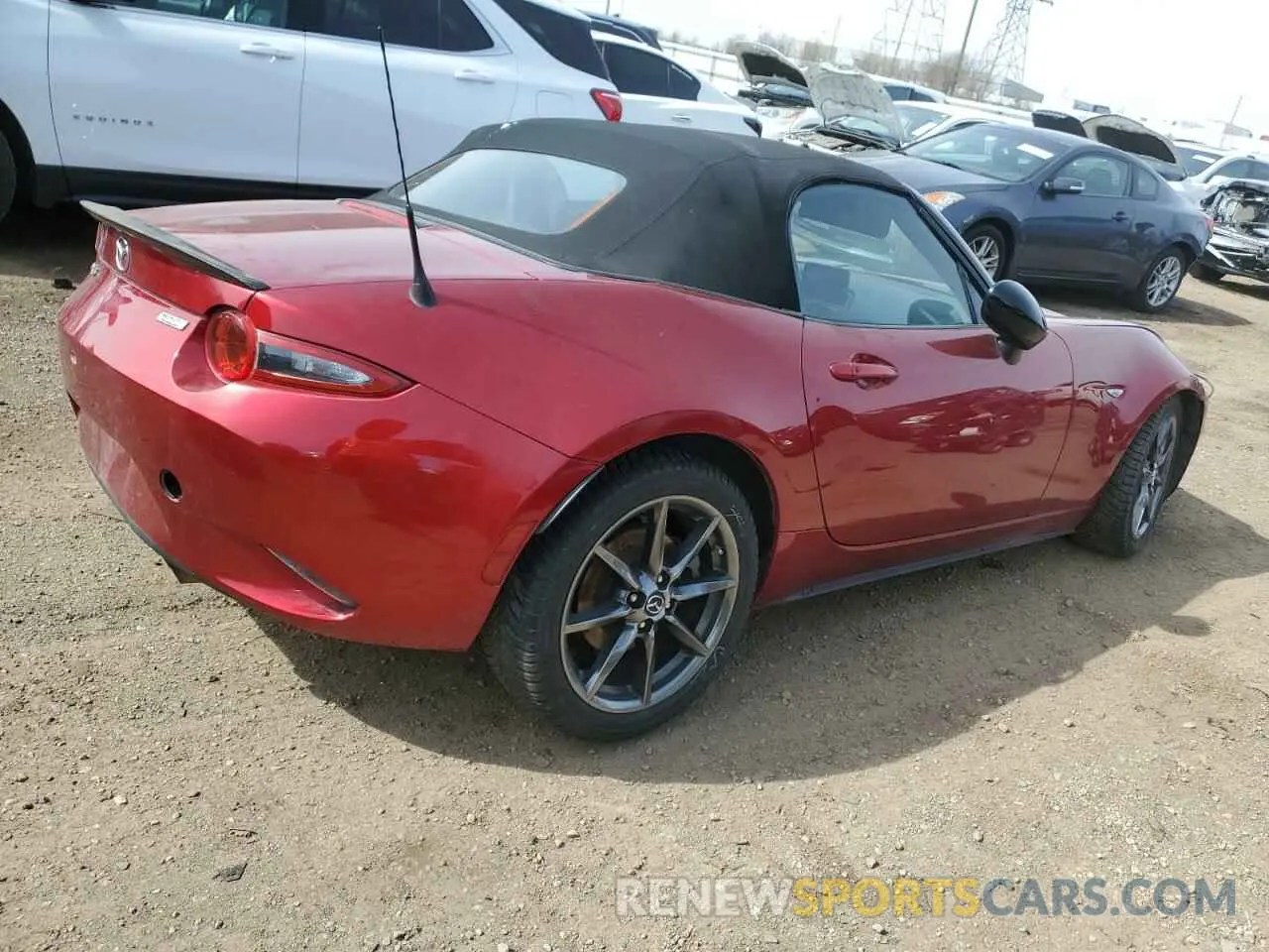 3 Photograph of a damaged car JM1NDAB74K0304963 MAZDA MX5 2019