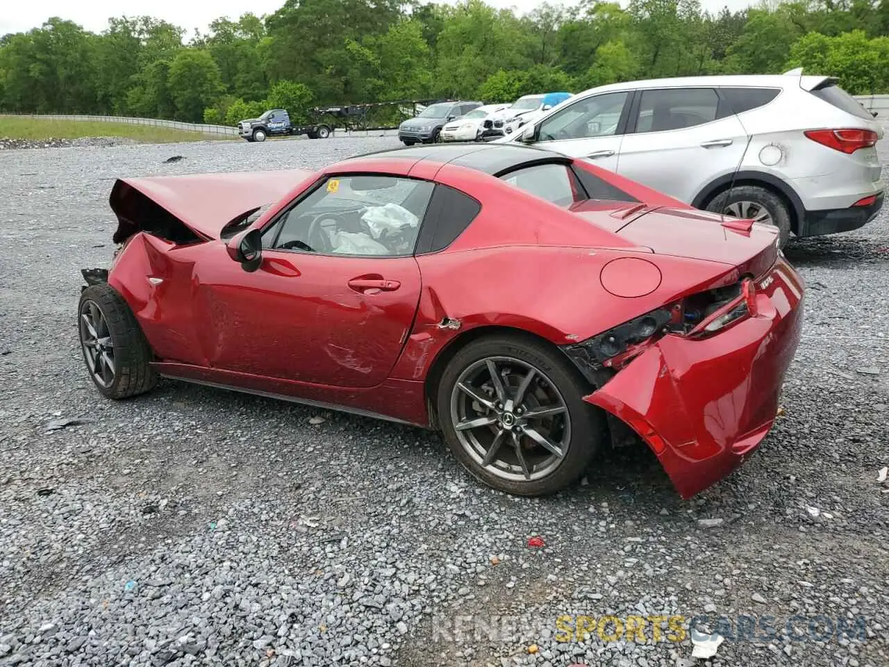 2 Photograph of a damaged car JM1NDAM7XK0307458 MAZDA MX5 2019