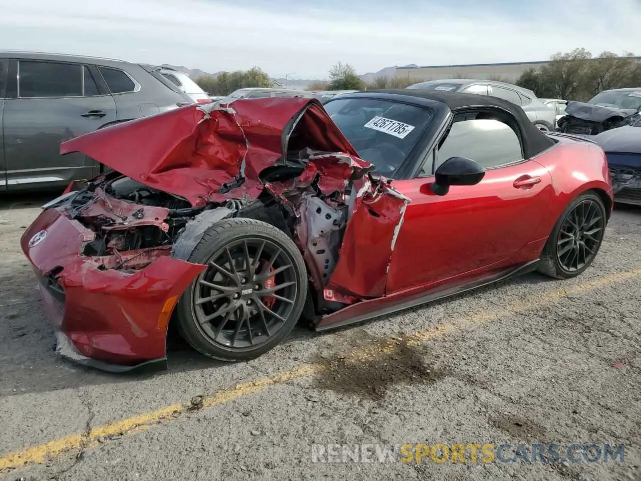 1 Photograph of a damaged car JM1NDAC75L0418616 MAZDA MX5 2020