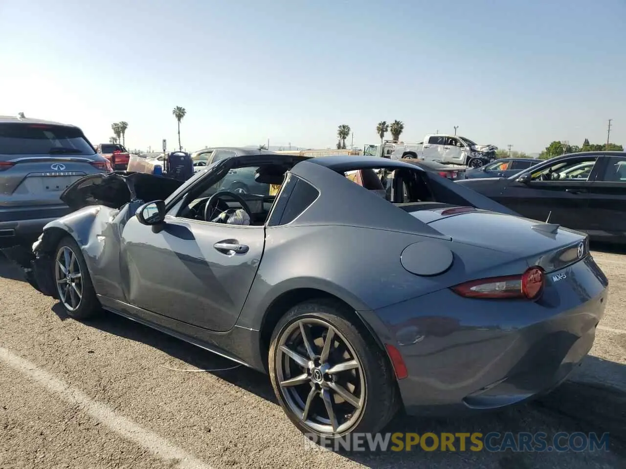 2 Photograph of a damaged car JM1NDAM76L0414377 MAZDA MX5 2020