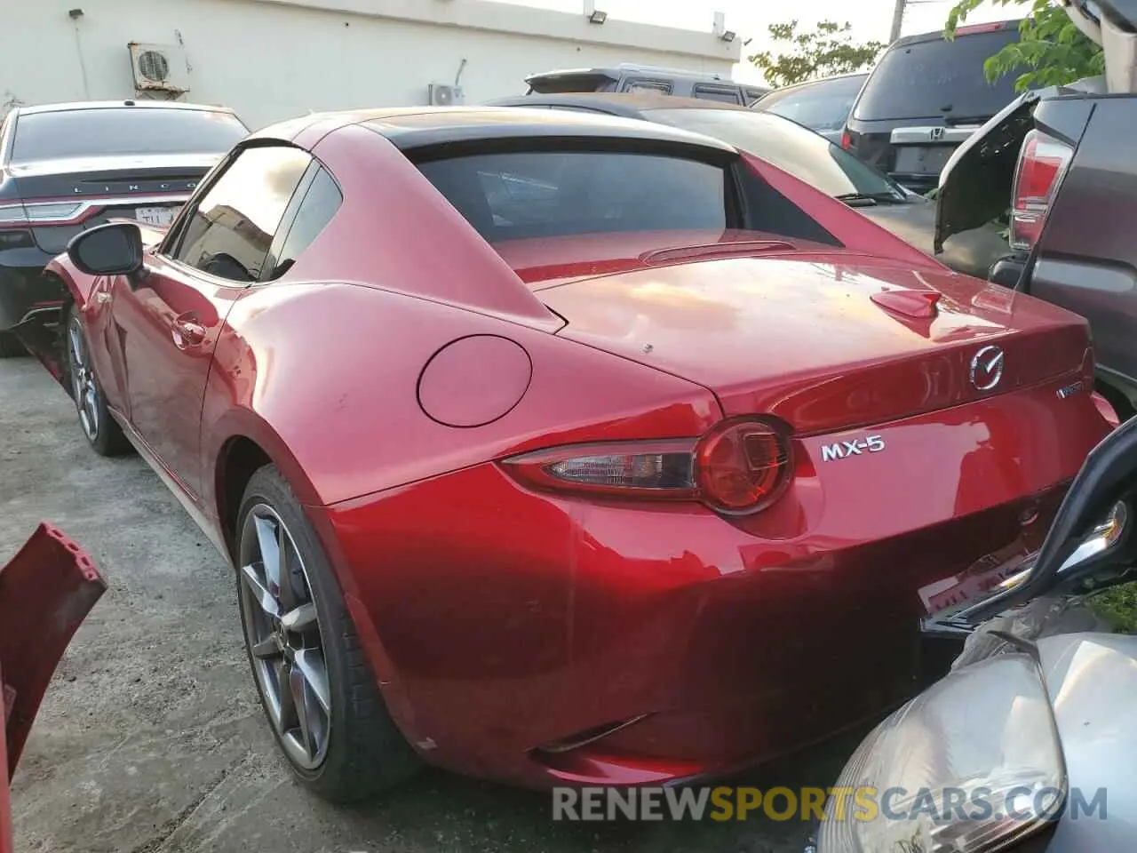 2 Photograph of a damaged car JM1NDAM71N0506564 MAZDA MX5 2022