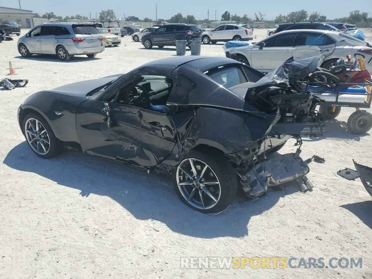 2 Photograph of a damaged car JM1NDAM7XN0506840 MAZDA MX5 2022