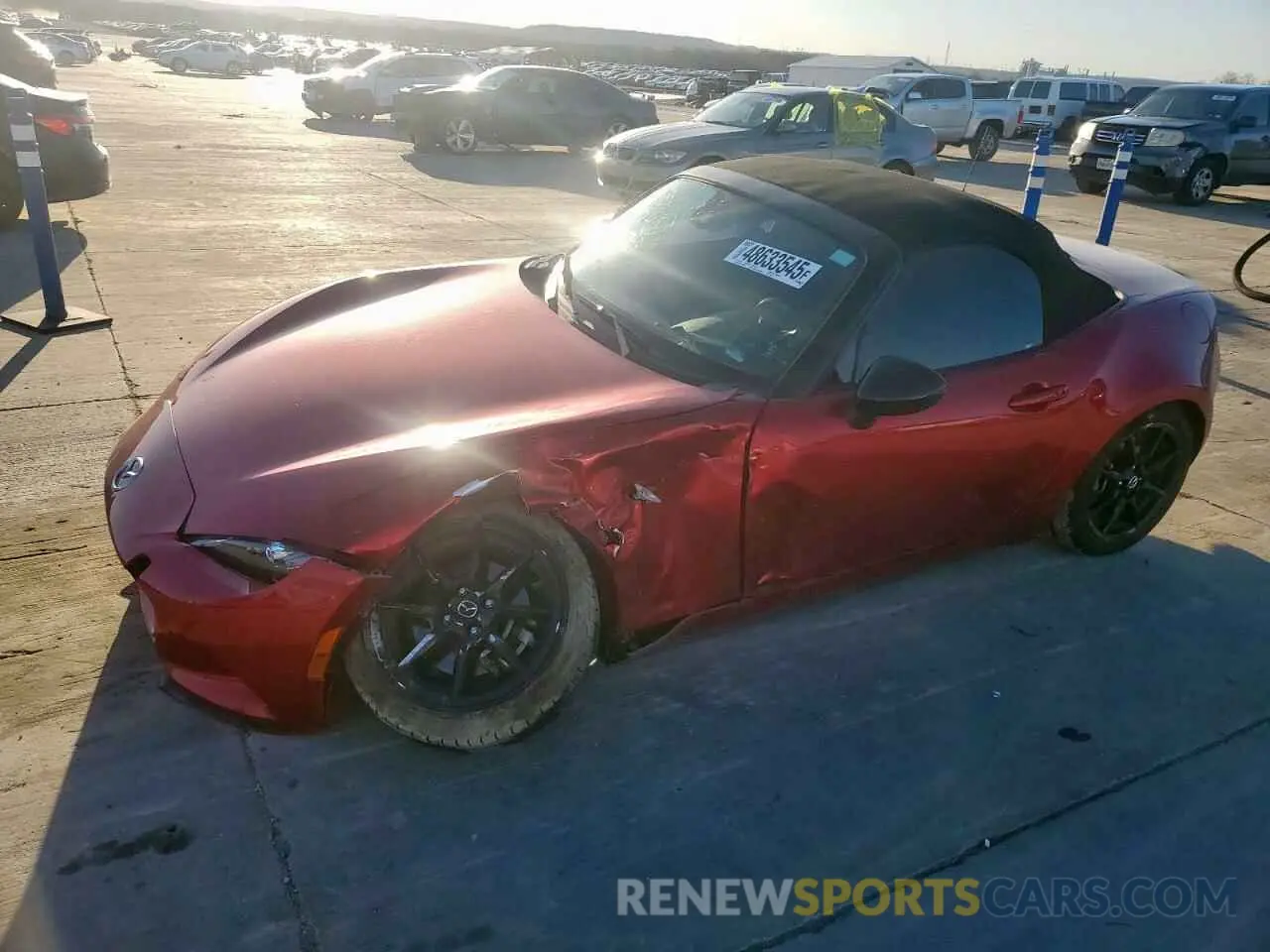 1 Photograph of a damaged car JM1NDAB70P0561948 MAZDA MX5 2023