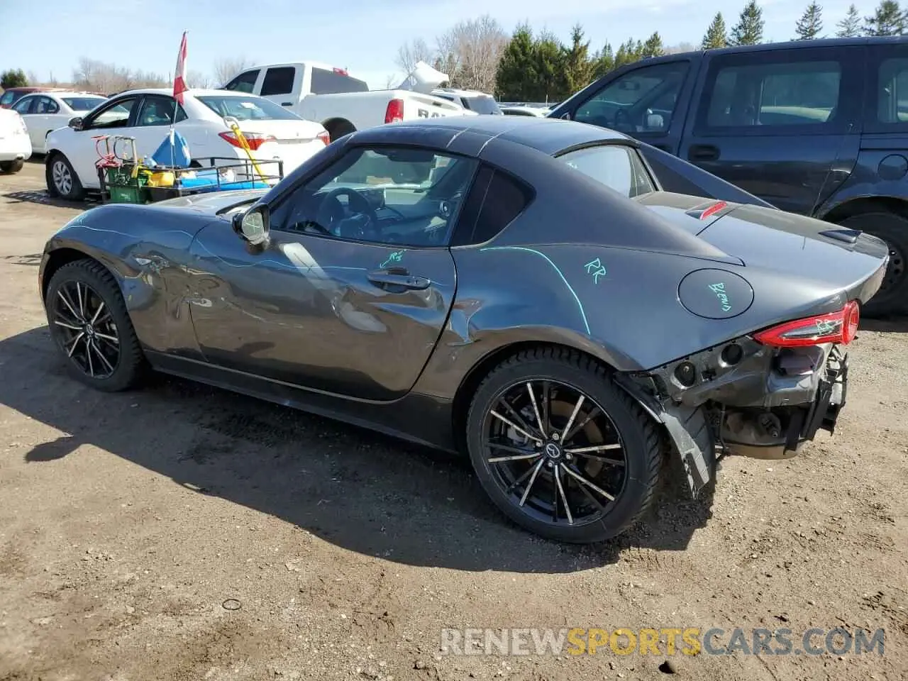 2 Photograph of a damaged car JM1NDAM71R0603639 MAZDA MX5 2024