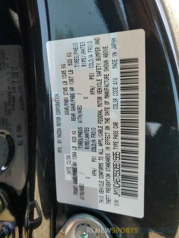 12 Photograph of a damaged car JM1NDAB76S0651565 MAZDA MX5 2025