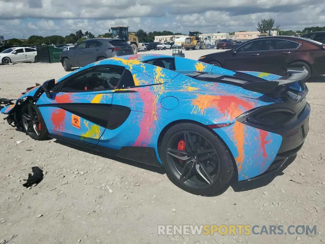 2 Photograph of a damaged car SBM13FAA9KW006456 MCLAREN AUTOMOTIVE ALL MODELS 2019
