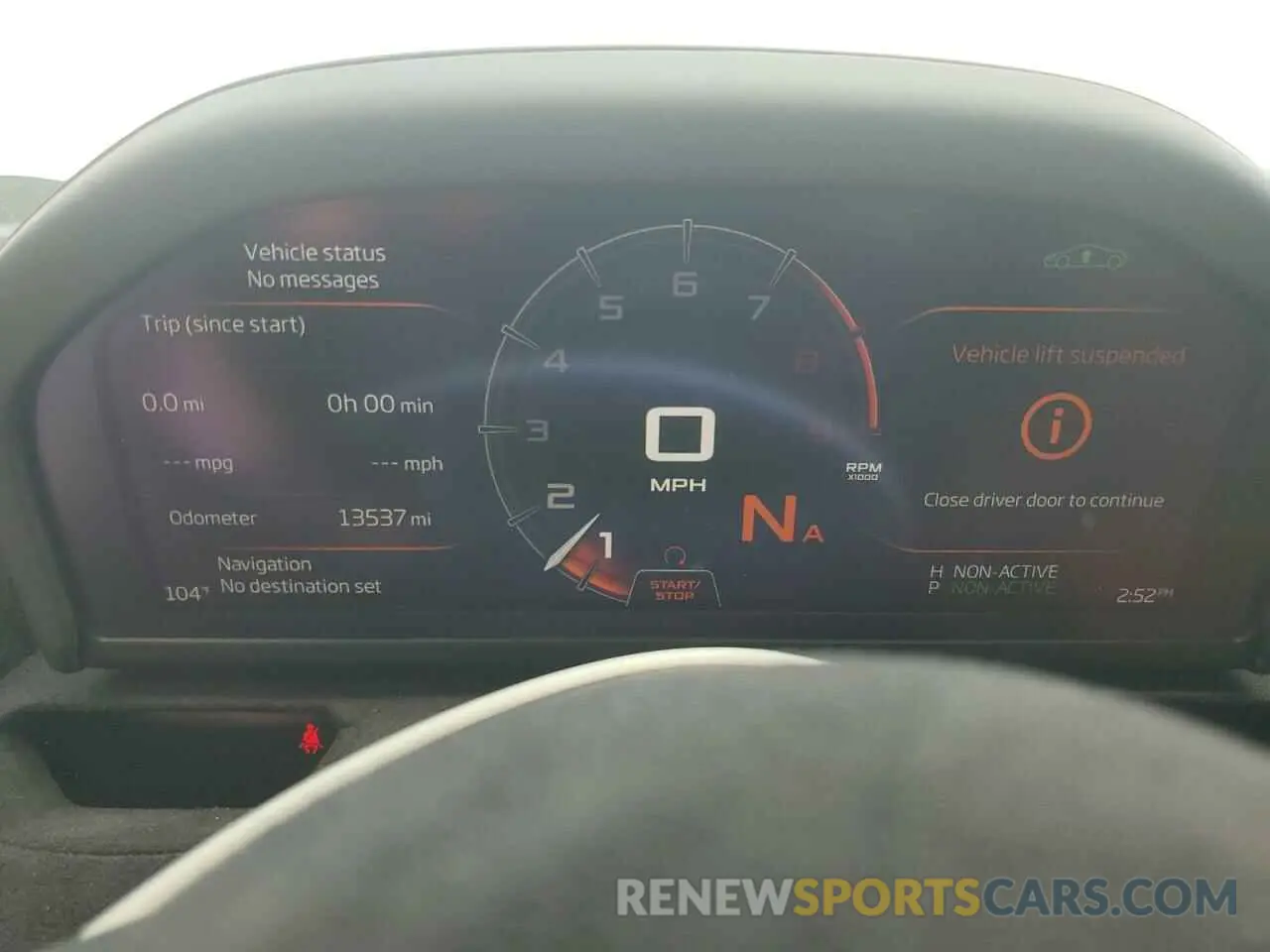 9 Photograph of a damaged car SBM14FCA6KW003704 MCLAREN AUTOMOTIVE ALL MODELS 2019