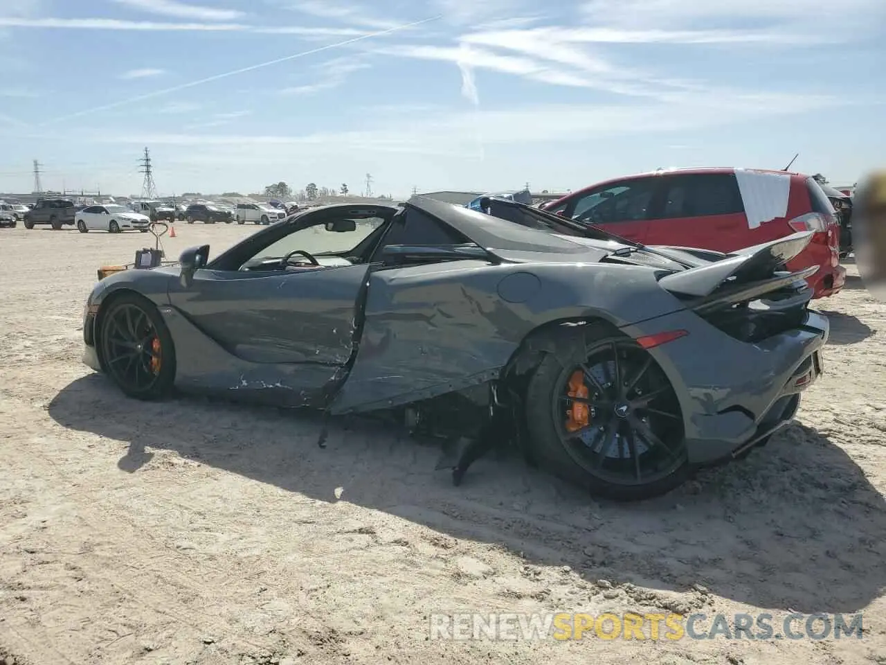 2 Photograph of a damaged car SBM14FCA0NW006456 MCLAREN AUTOMOTIVE ALL MODELS 2022