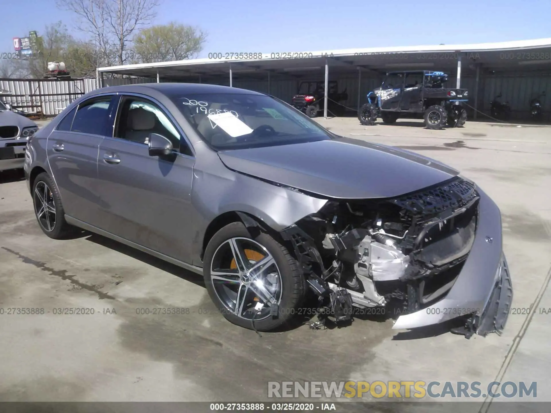 1 Photograph of a damaged car WDD3G4EB7KW001680 MERCEDES-BENZ A 2019