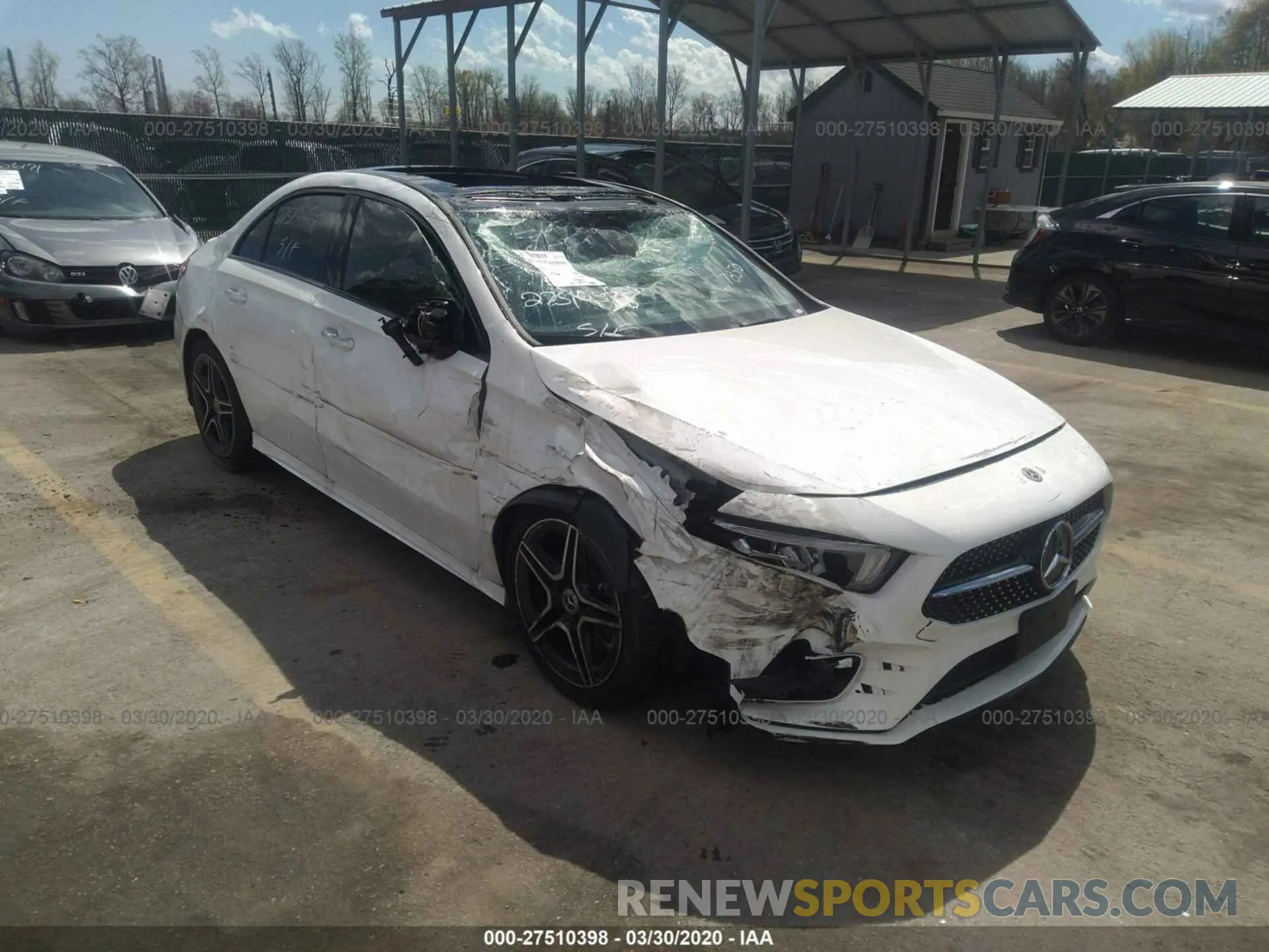 1 Photograph of a damaged car WDD3G4FB6KW027850 MERCEDES-BENZ A 2019