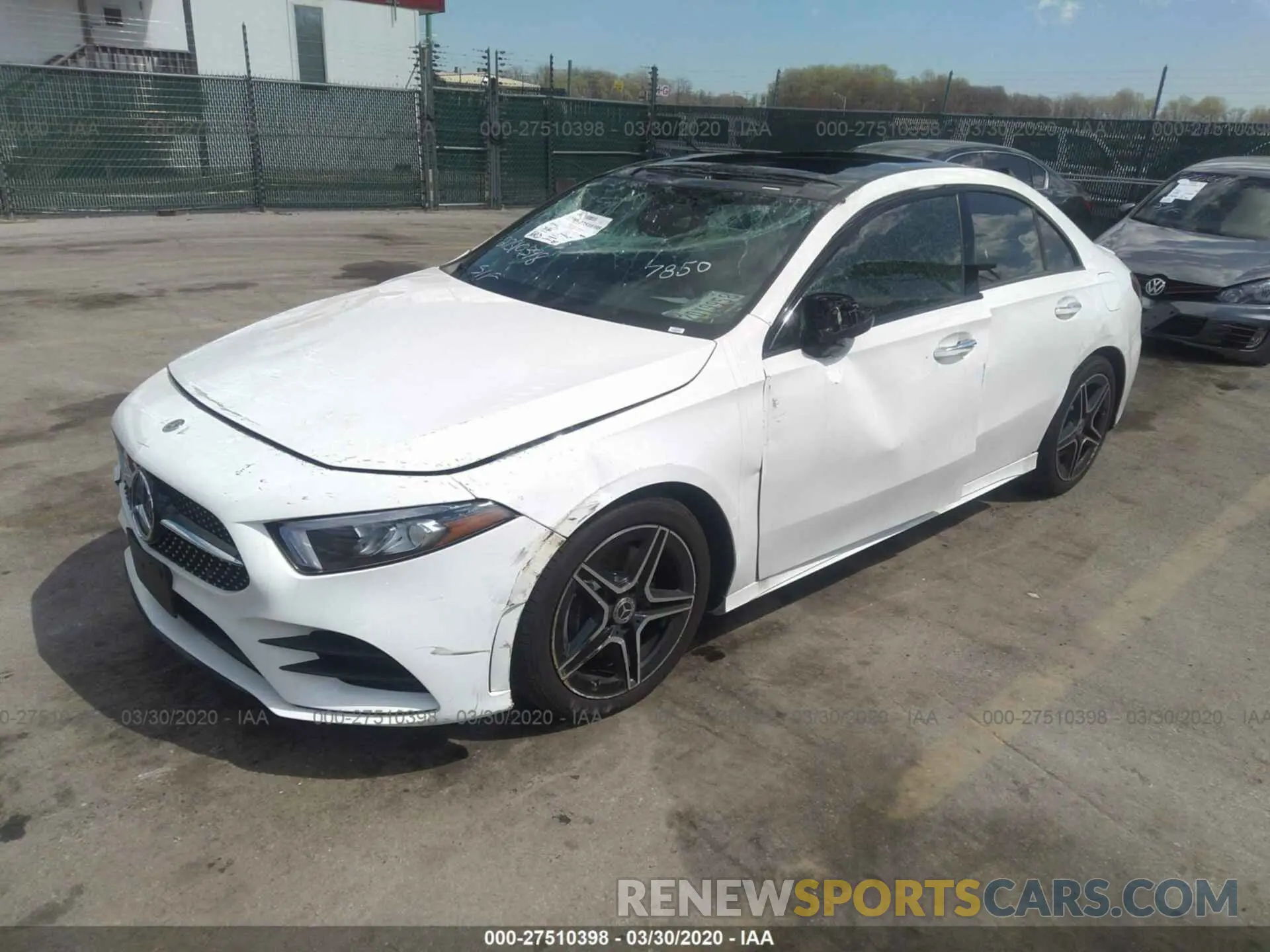 2 Photograph of a damaged car WDD3G4FB6KW027850 MERCEDES-BENZ A 2019