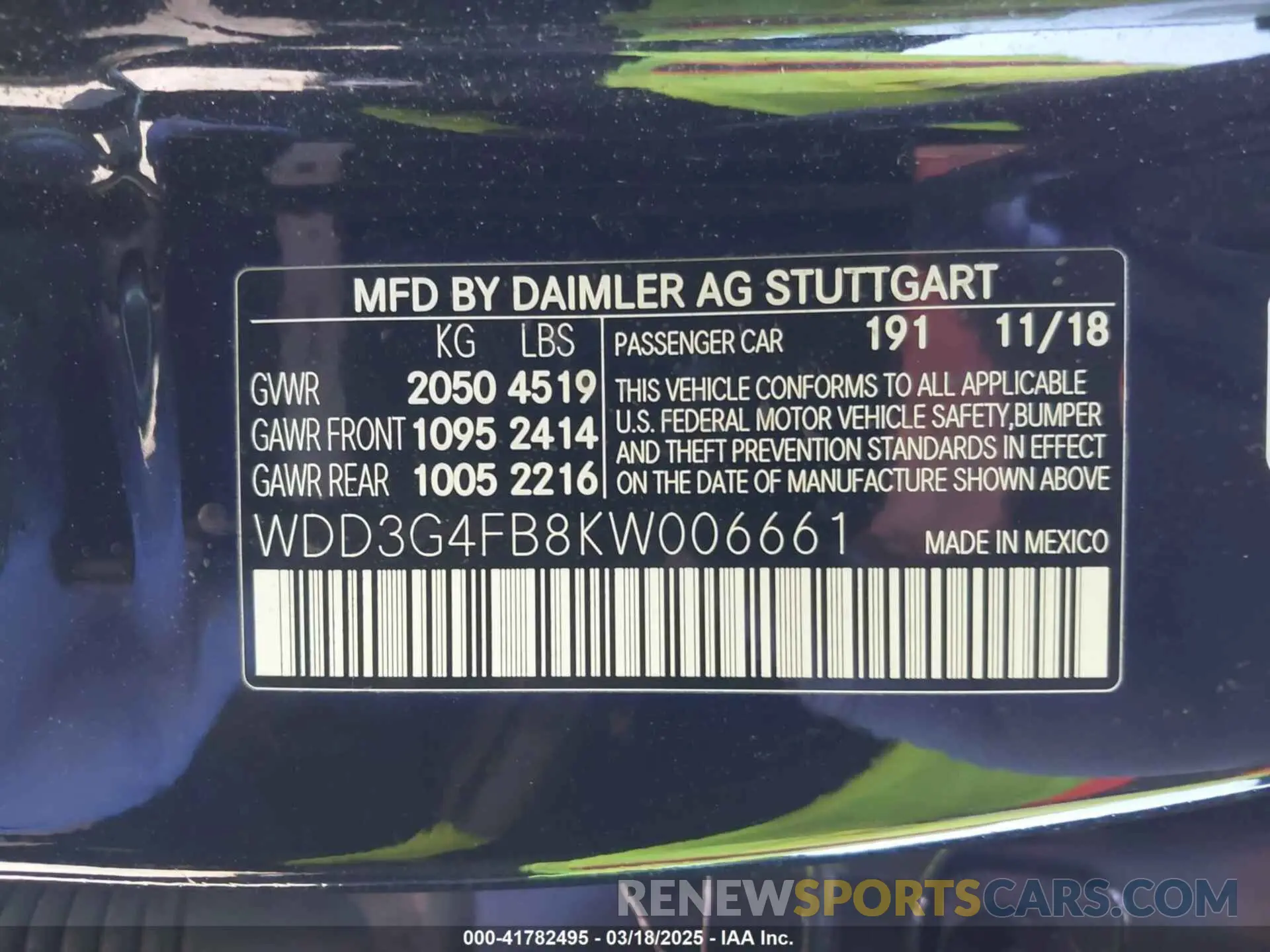 9 Photograph of a damaged car WDD3G4FB8KW006661 MERCEDES-BENZ A 220 2019