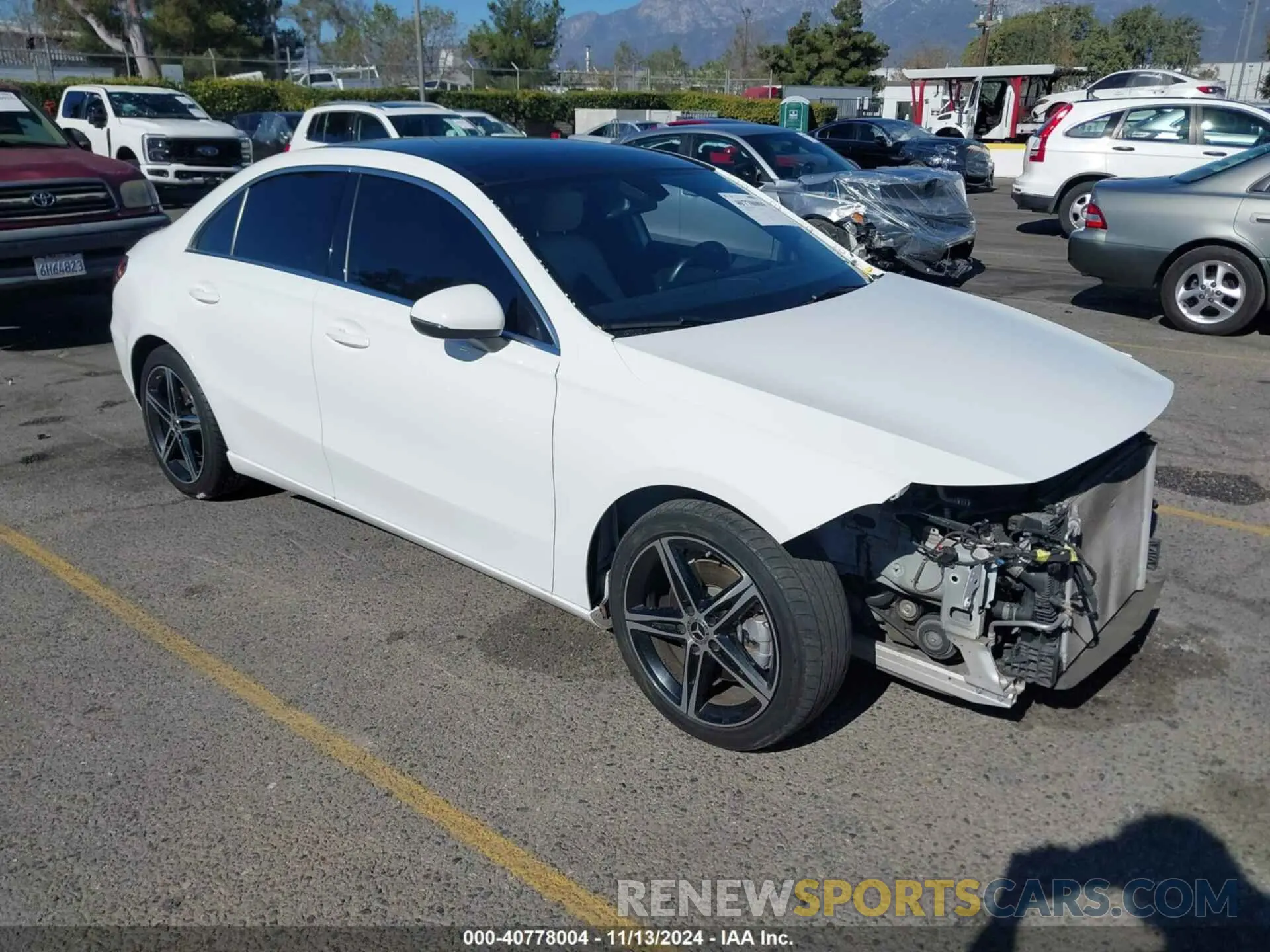 1 Photograph of a damaged car W1K3G4EB9LJ224172 MERCEDES-BENZ A 220 2020