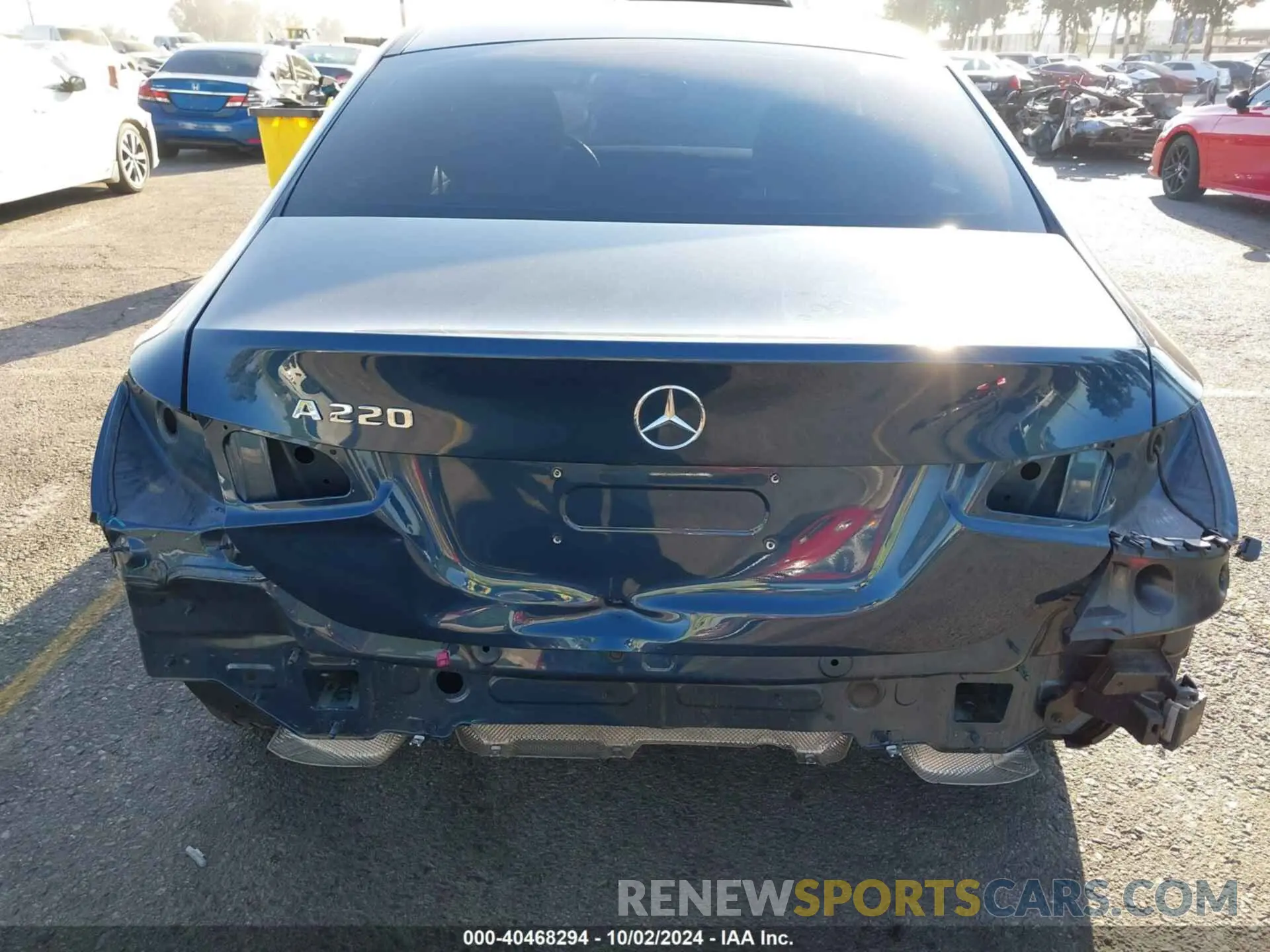 6 Photograph of a damaged car W1K3G4EB2MJ254955 MERCEDES-BENZ A 220 2021