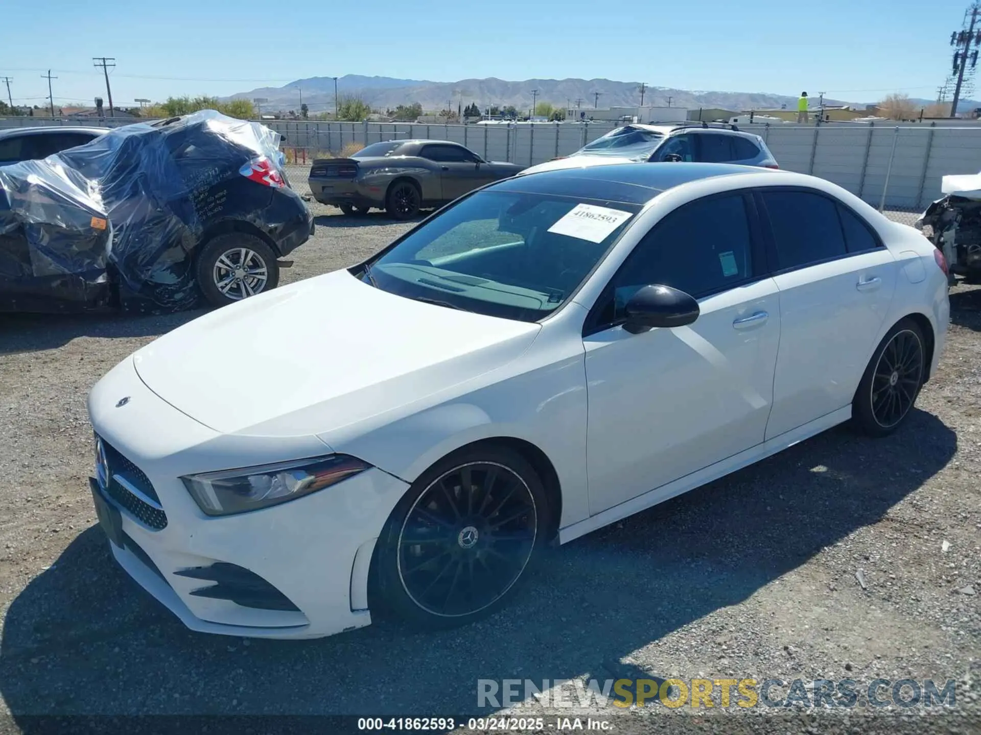 2 Photograph of a damaged car W1K3G4EB5MJ271412 MERCEDES-BENZ A 220 2021