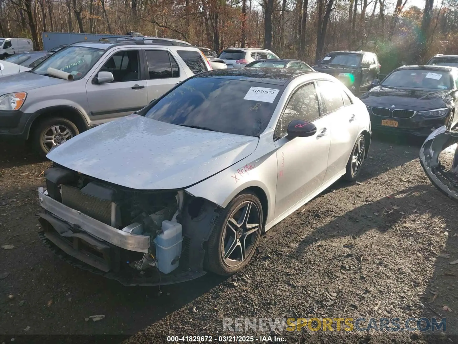 2 Photograph of a damaged car W1K3G4FBXMJ273221 MERCEDES-BENZ A 220 2021