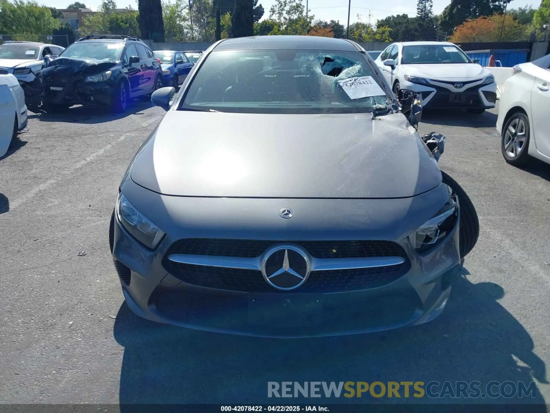 12 Photograph of a damaged car W1K3G4EB7NJ363798 MERCEDES-BENZ A 220 2022