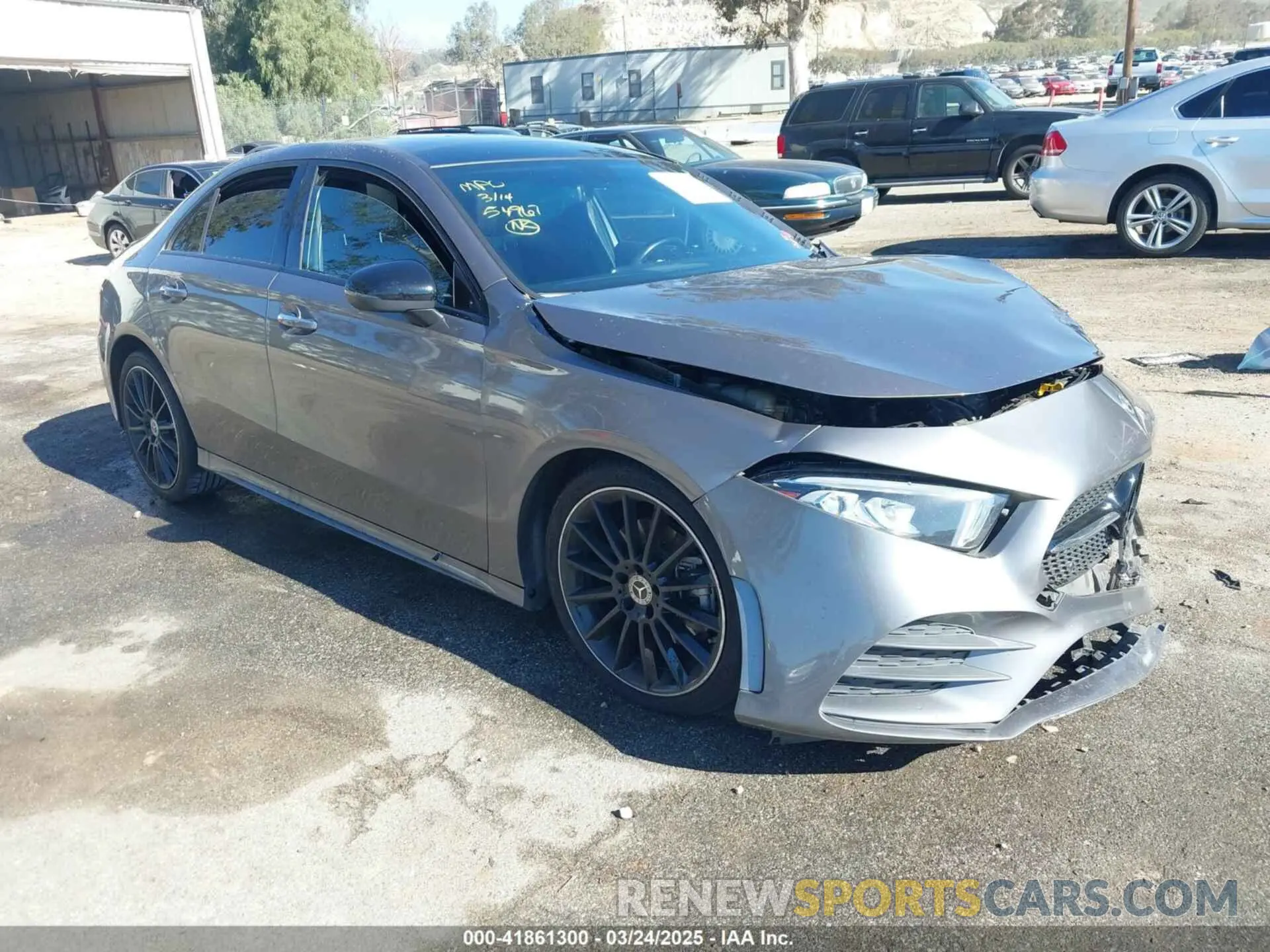 1 Photograph of a damaged car W1K3G4EB8NJ348694 MERCEDES-BENZ A 220 2022