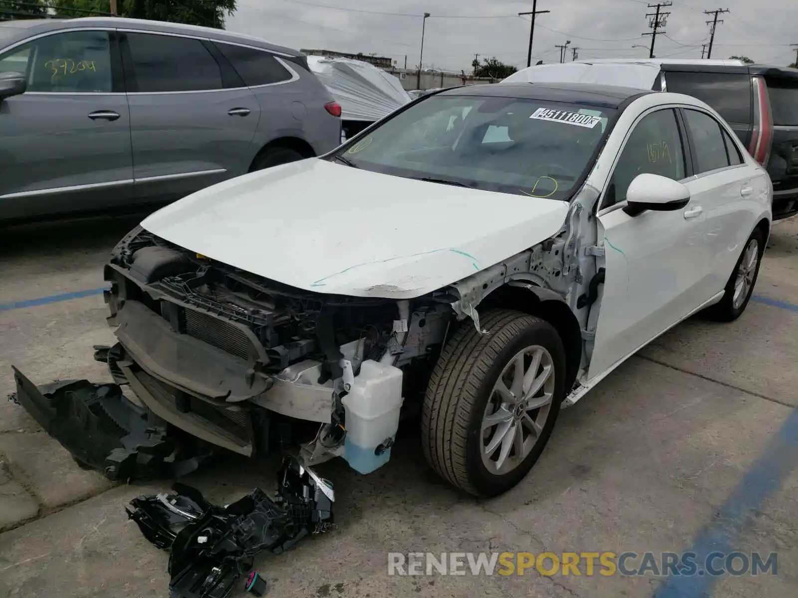 2 Photograph of a damaged car WDD3G4EB4KW023765 MERCEDES-BENZ A 220 4MAT 2019