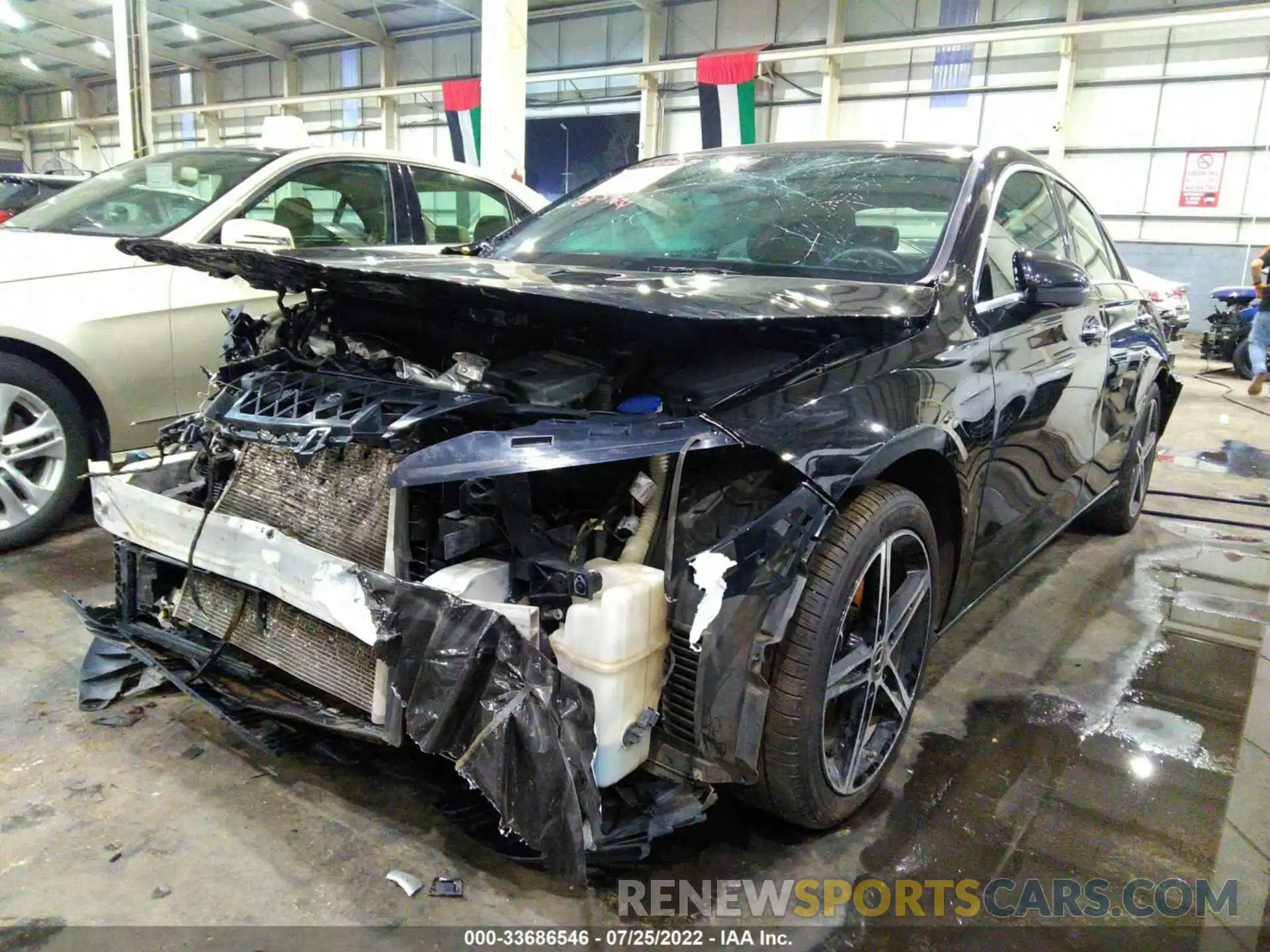 2 Photograph of a damaged car 00D3G4EB6KW013545 MERCEDES-BENZ A-CLASS 2019