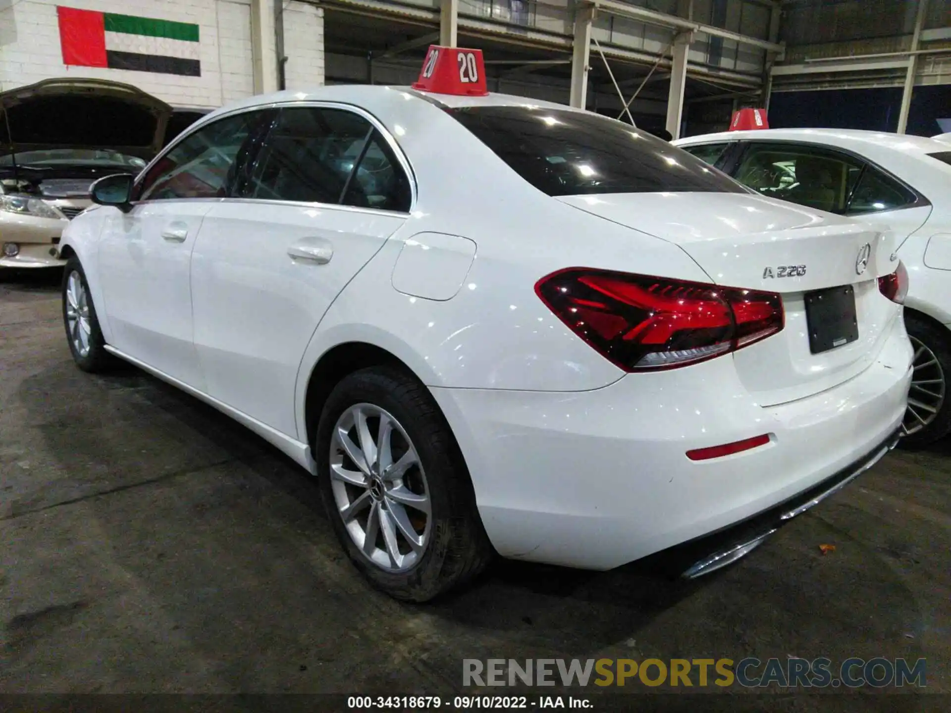 3 Photograph of a damaged car 00D3G4FB5KW026821 MERCEDES-BENZ A-CLASS 2019