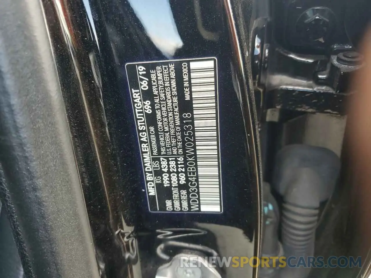 14 Photograph of a damaged car WDD3G4EB0KW025318 MERCEDES-BENZ A-CLASS 2019