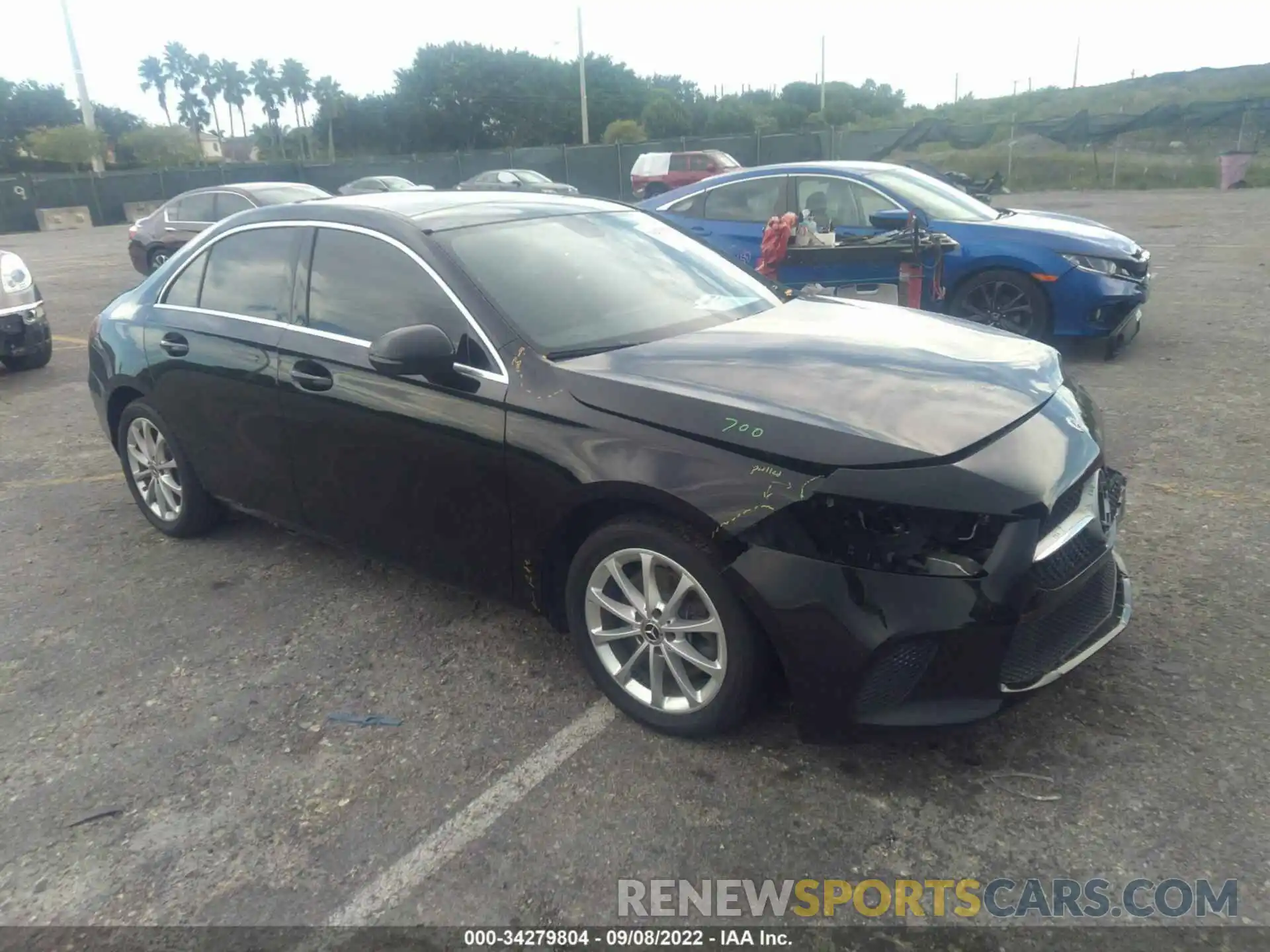 1 Photograph of a damaged car WDD3G4EB1KW019933 MERCEDES-BENZ A-CLASS 2019