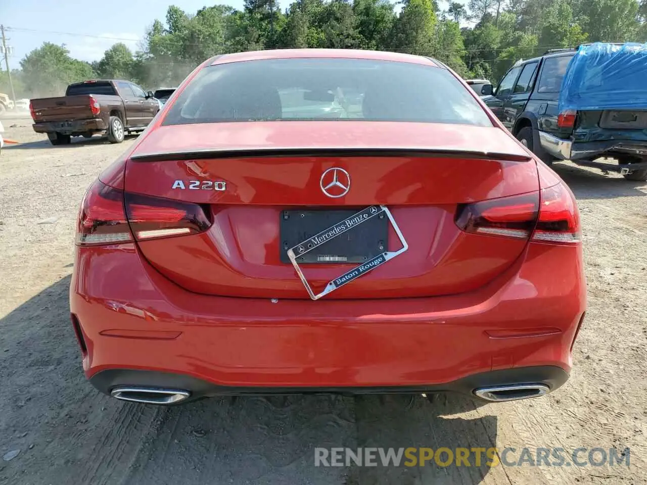 6 Photograph of a damaged car WDD3G4EB2KW015955 MERCEDES-BENZ A-CLASS 2019