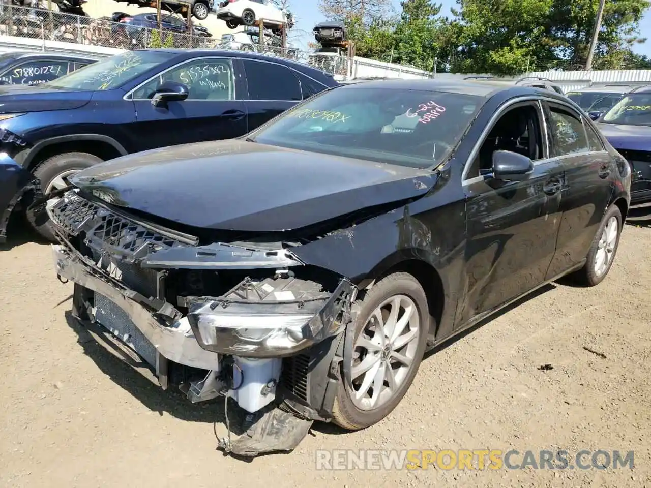 2 Photograph of a damaged car WDD3G4EB3KW028780 MERCEDES-BENZ A-CLASS 2019