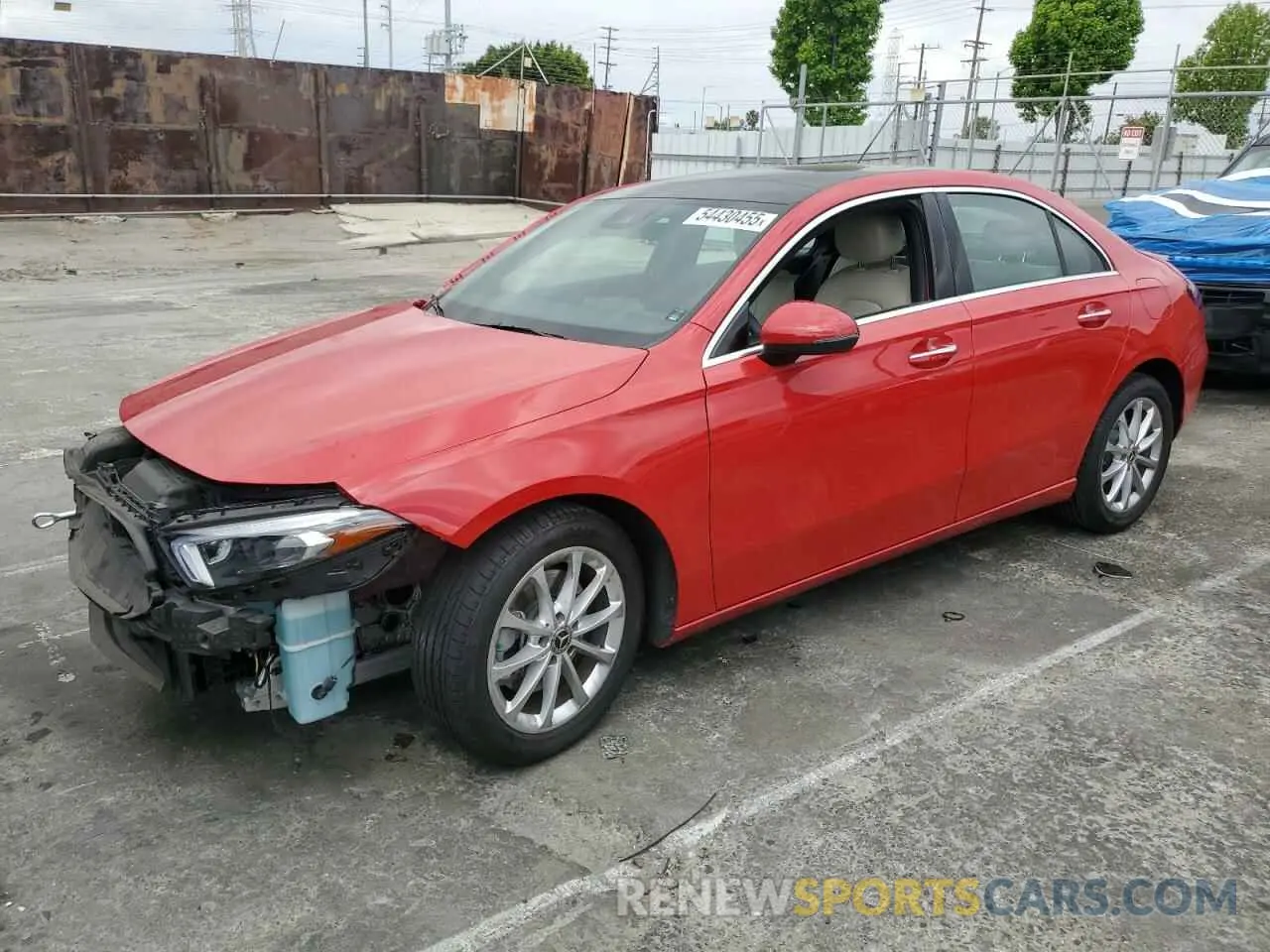1 Photograph of a damaged car WDD3G4EB4KW013298 MERCEDES-BENZ A-CLASS 2019