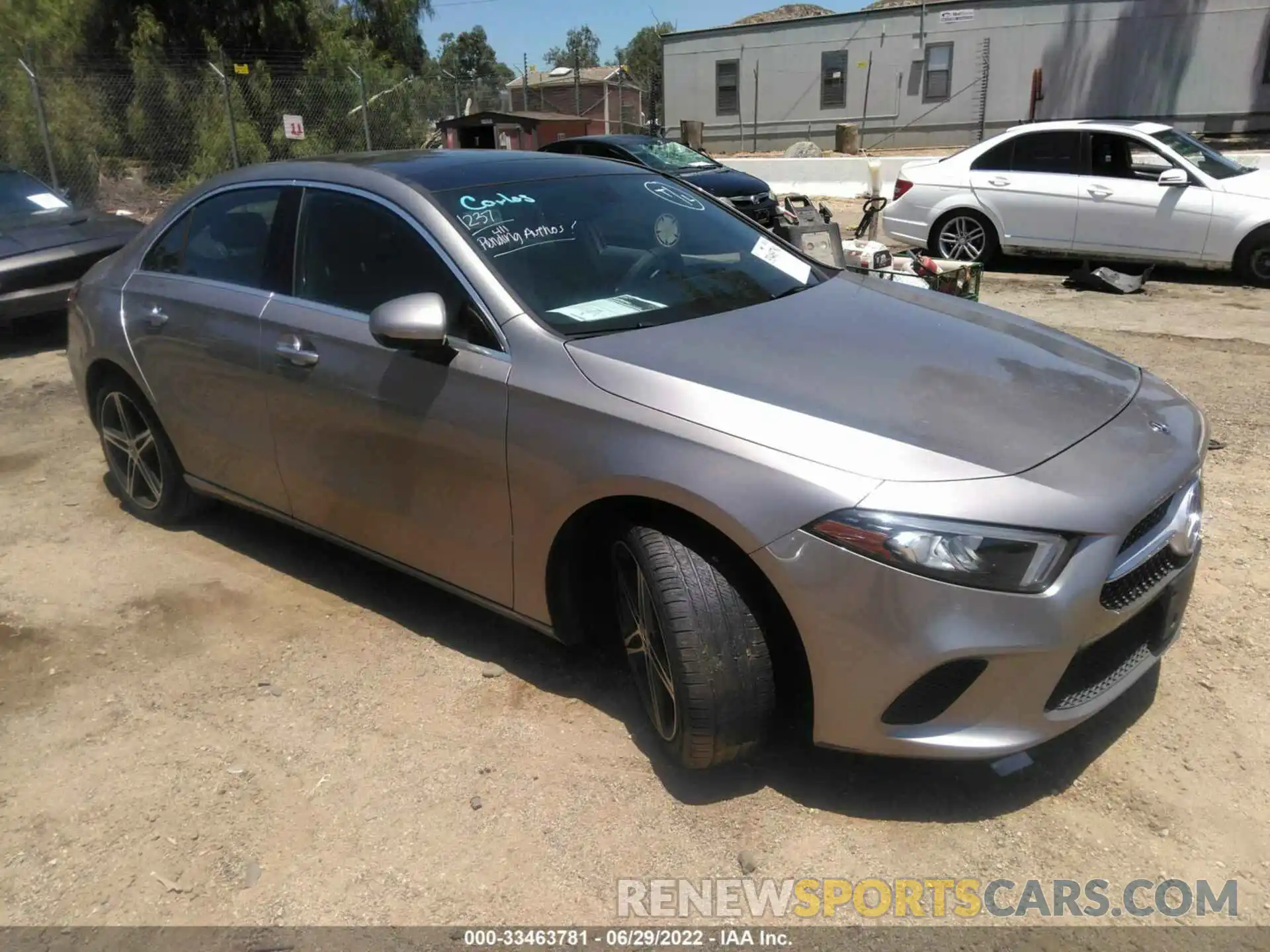 1 Photograph of a damaged car WDD3G4EB4KW022258 MERCEDES-BENZ A-CLASS 2019