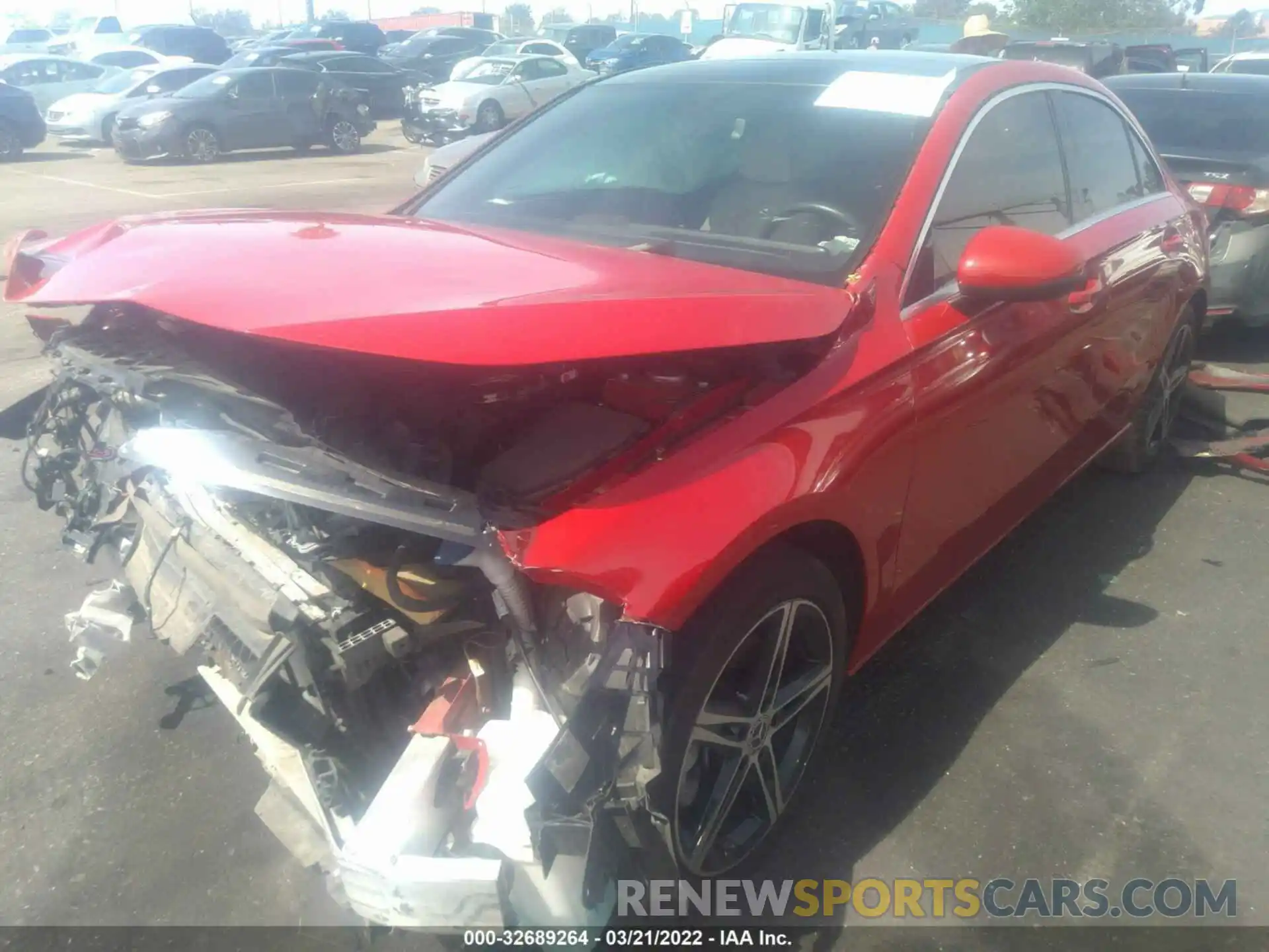 2 Photograph of a damaged car WDD3G4EB5KW028537 MERCEDES-BENZ A-CLASS 2019