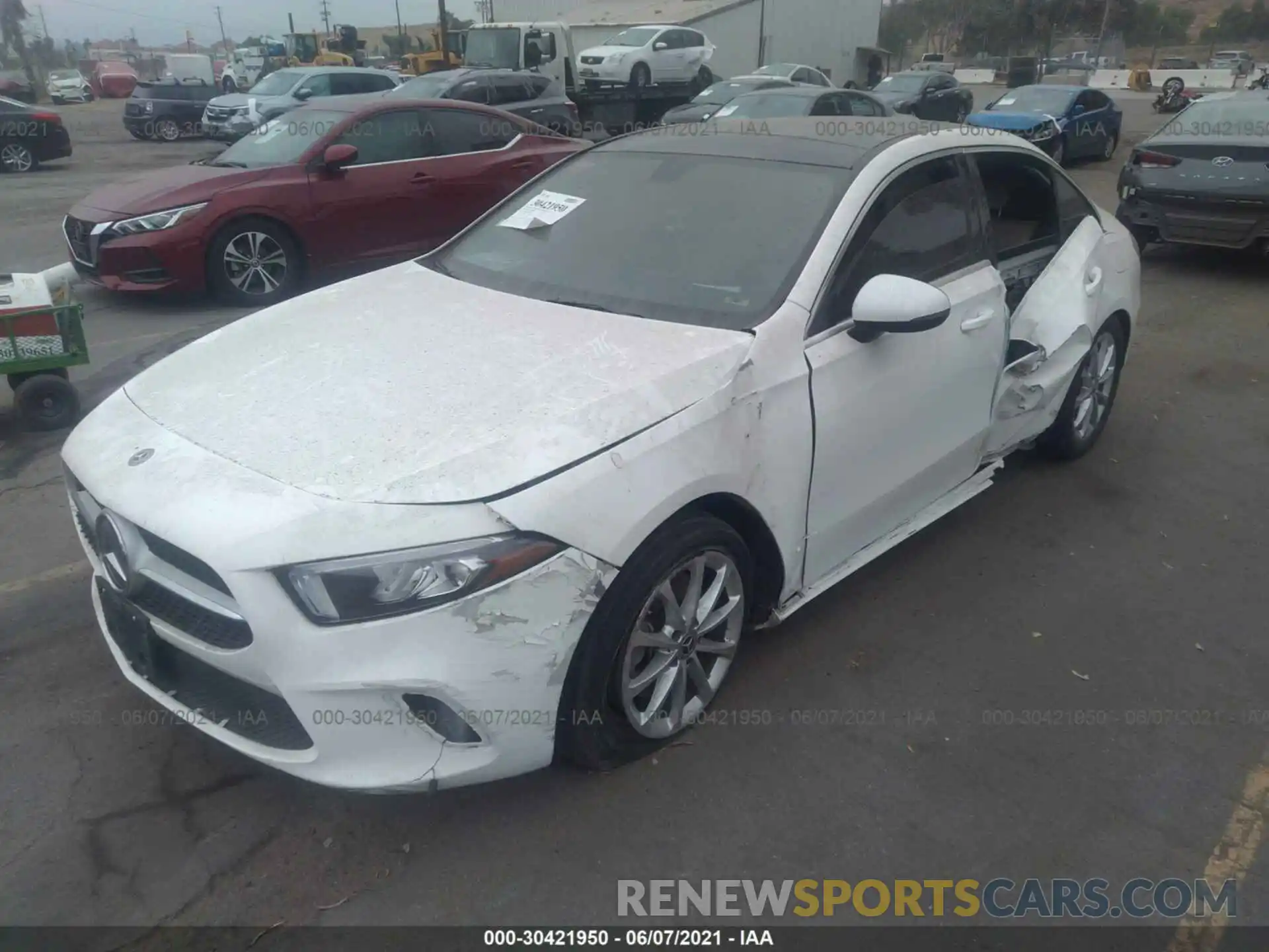 2 Photograph of a damaged car WDD3G4EB7KW018088 MERCEDES-BENZ A-CLASS 2019