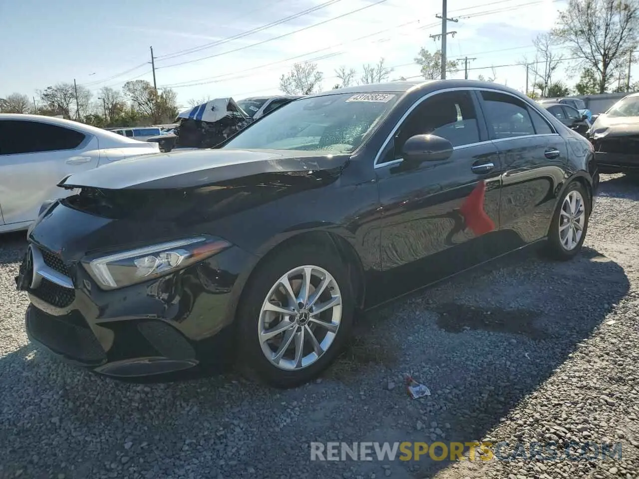 1 Photograph of a damaged car WDD3G4EB8KW001977 MERCEDES-BENZ A-CLASS 2019