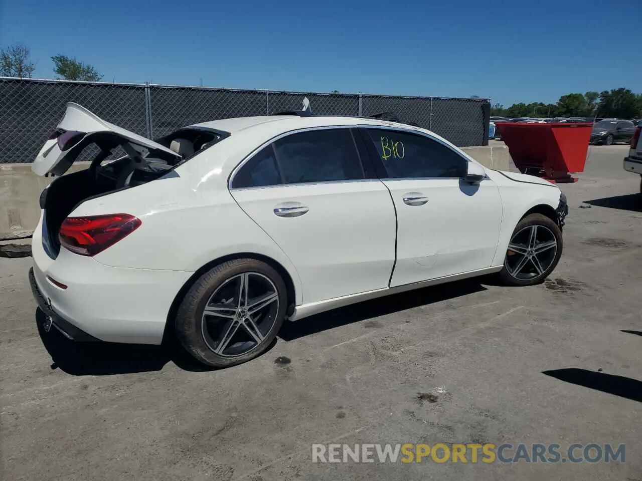 3 Photograph of a damaged car WDD3G4EB8KW022280 MERCEDES-BENZ A-CLASS 2019