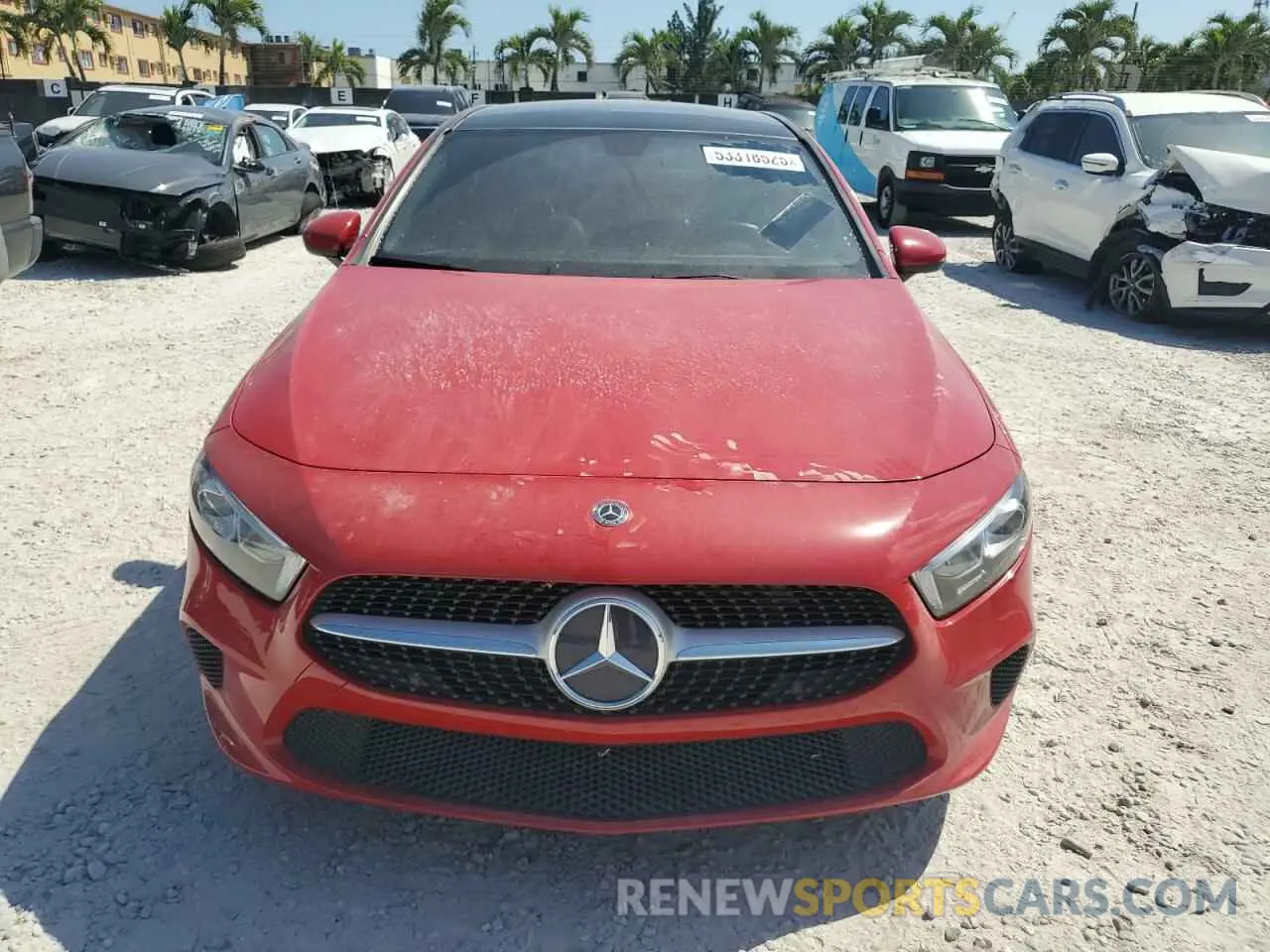 5 Photograph of a damaged car WDD3G4EB8KW027205 MERCEDES-BENZ A-CLASS 2019