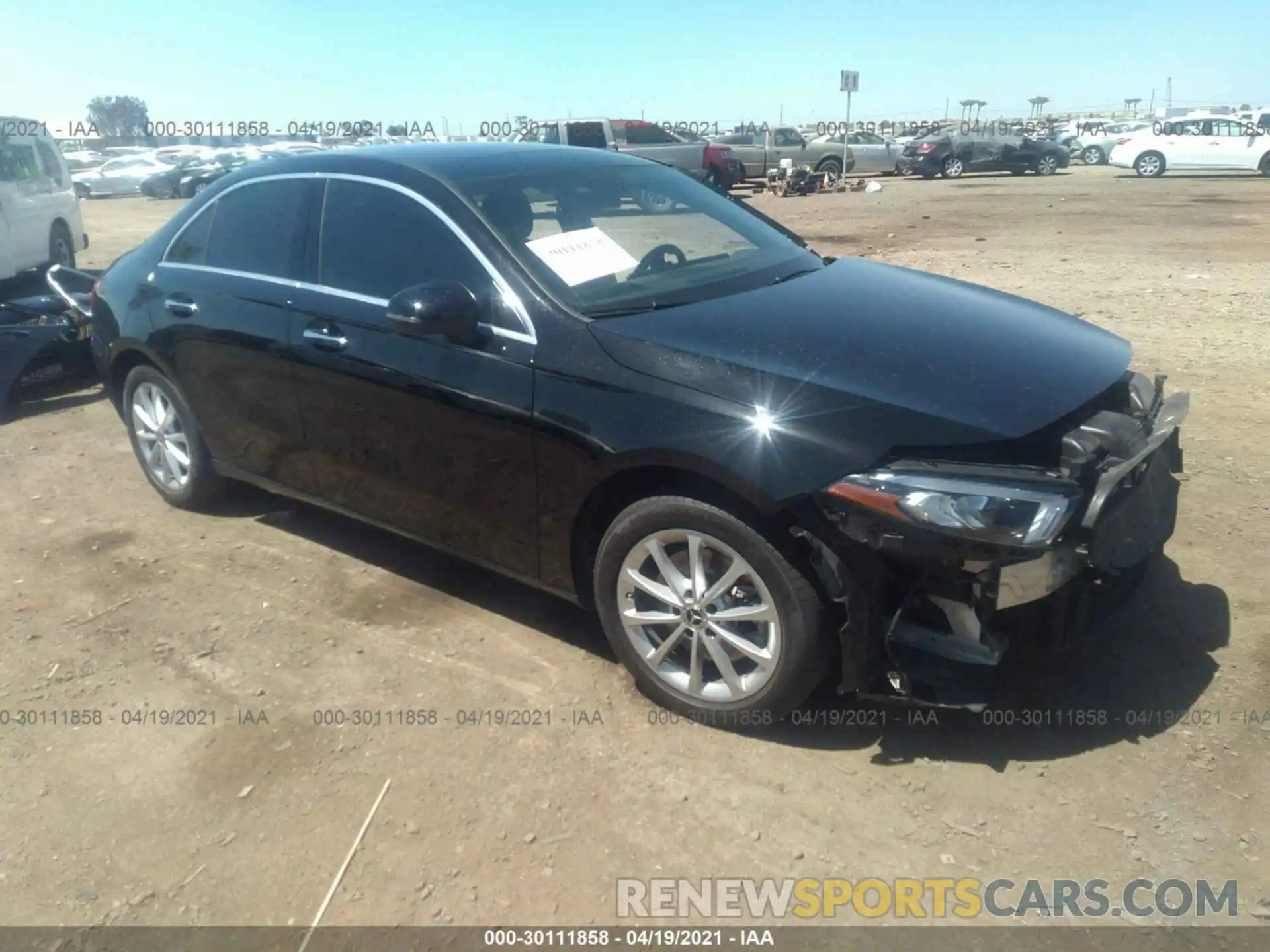 1 Photograph of a damaged car WDD3G4EBXKW024306 MERCEDES-BENZ A-CLASS 2019