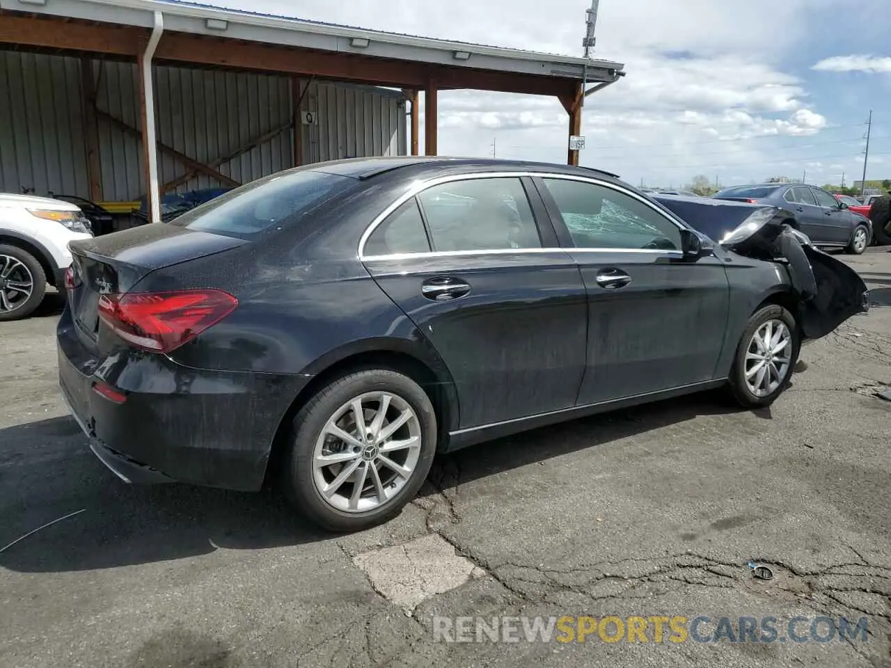 3 Photograph of a damaged car WDD3G4FB1KW027478 MERCEDES-BENZ A-CLASS 2019