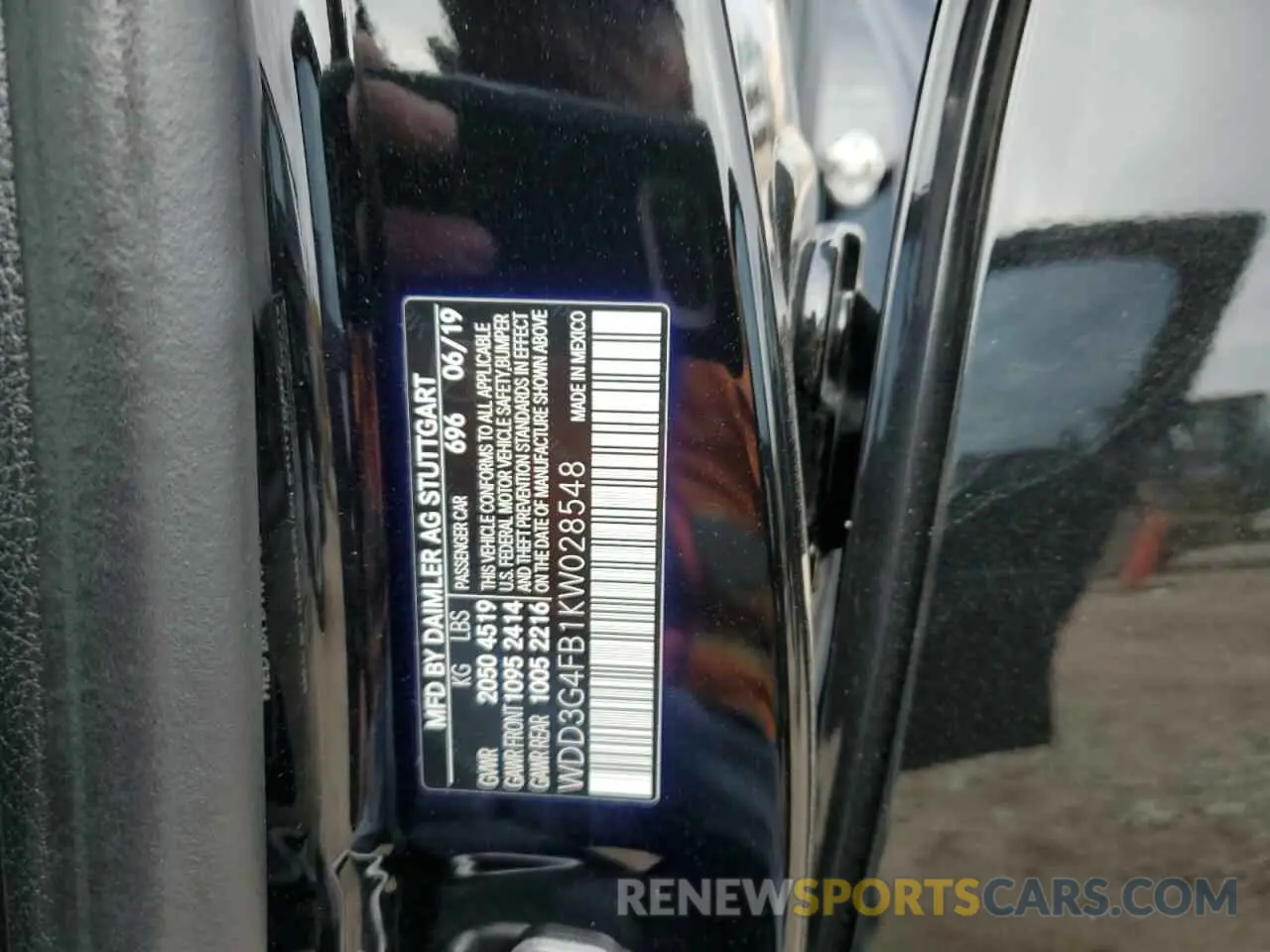 12 Photograph of a damaged car WDD3G4FB1KW028548 MERCEDES-BENZ A-CLASS 2019