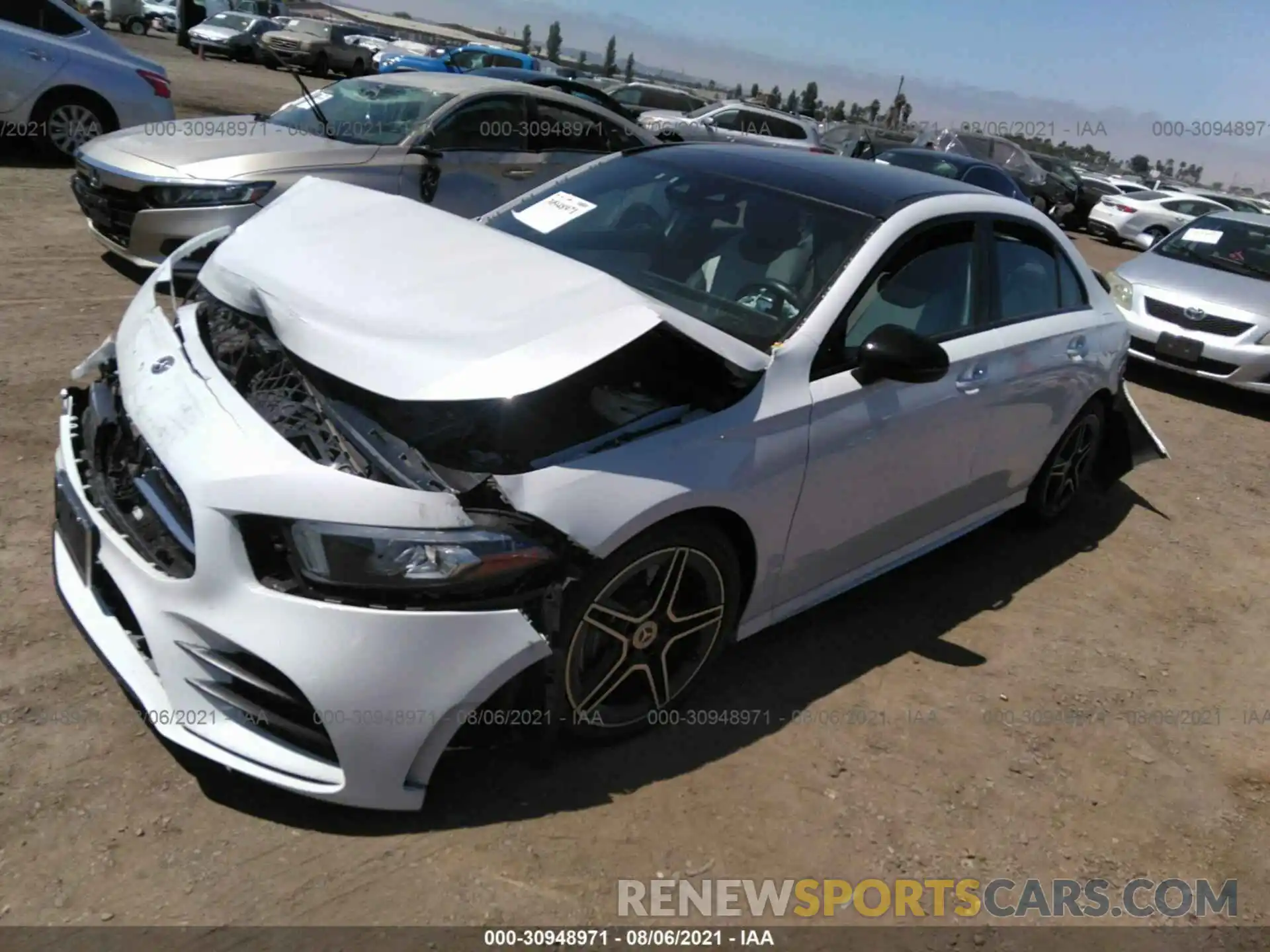 2 Photograph of a damaged car WDD3G4FB3KW019141 MERCEDES-BENZ A-CLASS 2019