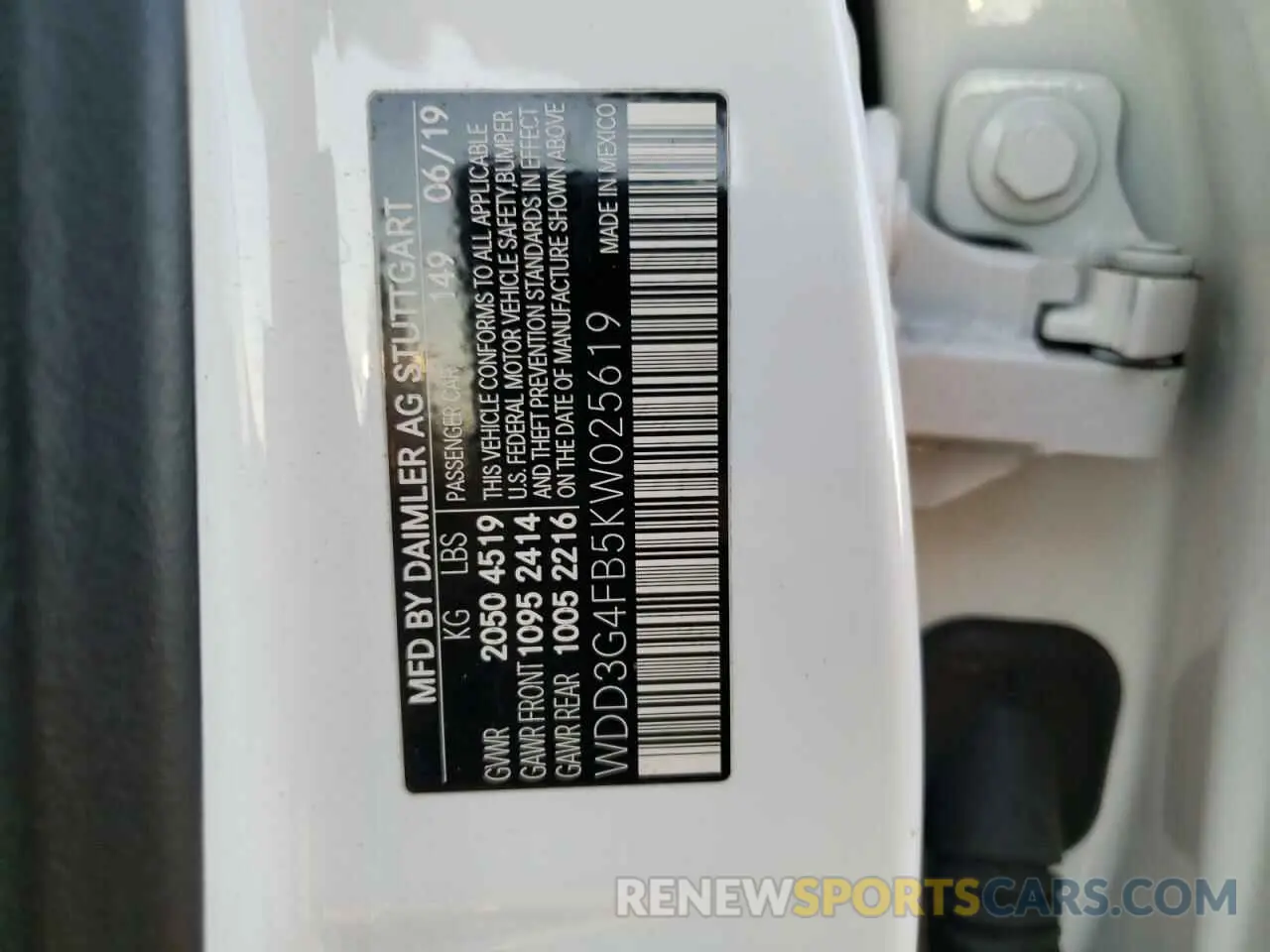 12 Photograph of a damaged car WDD3G4FB5KW025619 MERCEDES-BENZ A-CLASS 2019
