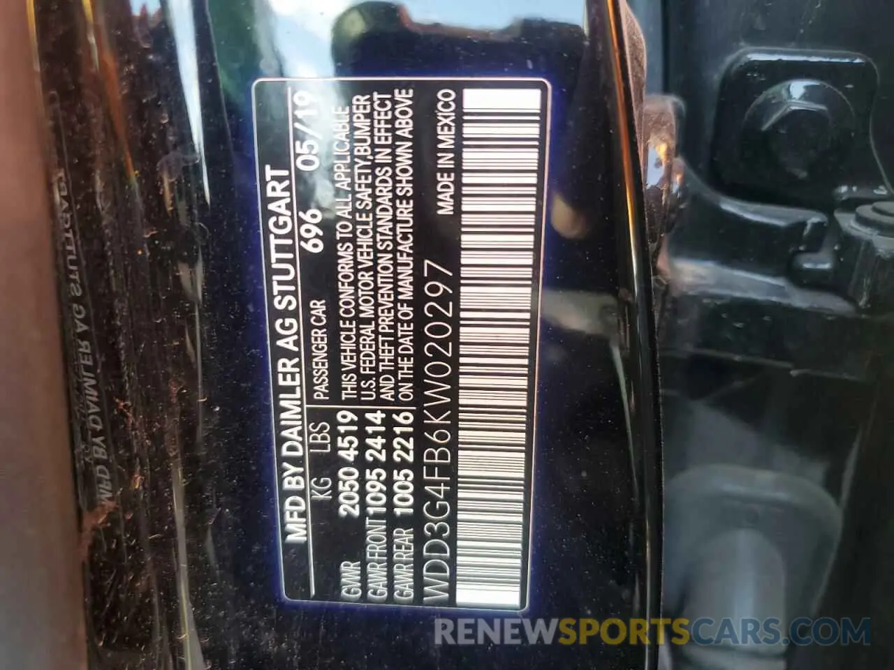 12 Photograph of a damaged car WDD3G4FB6KW020297 MERCEDES-BENZ A-CLASS 2019
