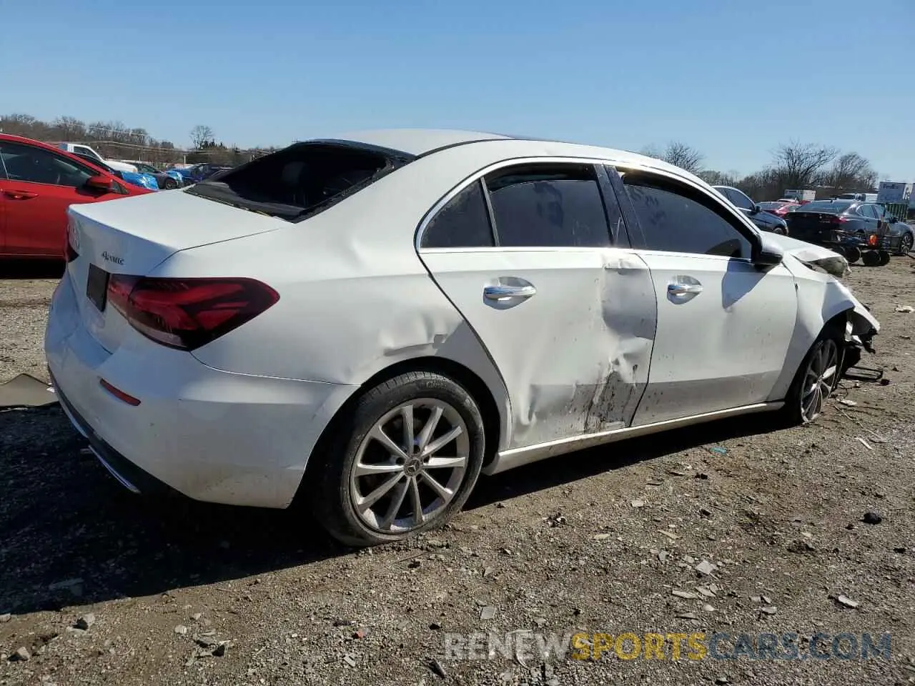3 Photograph of a damaged car WDD3G4FB6KW026911 MERCEDES-BENZ A-CLASS 2019