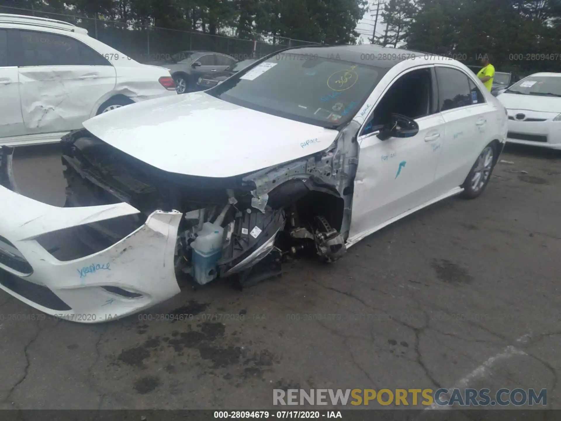 2 Photograph of a damaged car WDD3G4FB9KW004661 MERCEDES-BENZ A-CLASS 2019